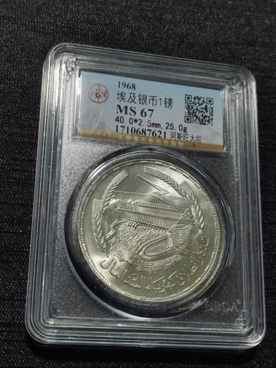 天下钱庄专场欢迎参拍 - 埃及1磅银币