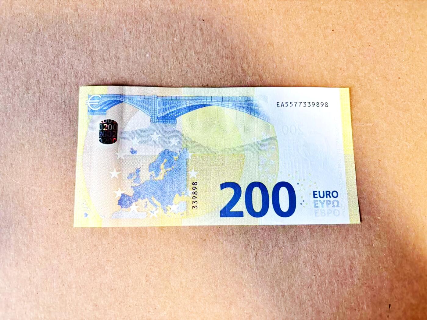 【Blue Auction】世界纸币精拍第796期——18级TOP拍卖/信誉/品质/专业/高效💫 欧盟 2019年200欧元 全新UNC  