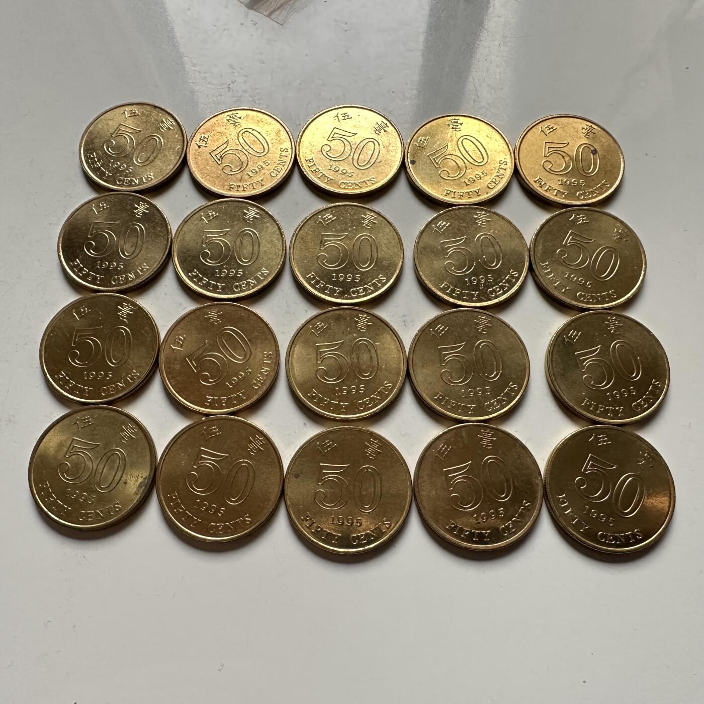 🌹外币初藏🌹🐯2026年第31场   每周二四六晚8️⃣点 接代拍 香港原光紫荆花5毫20枚