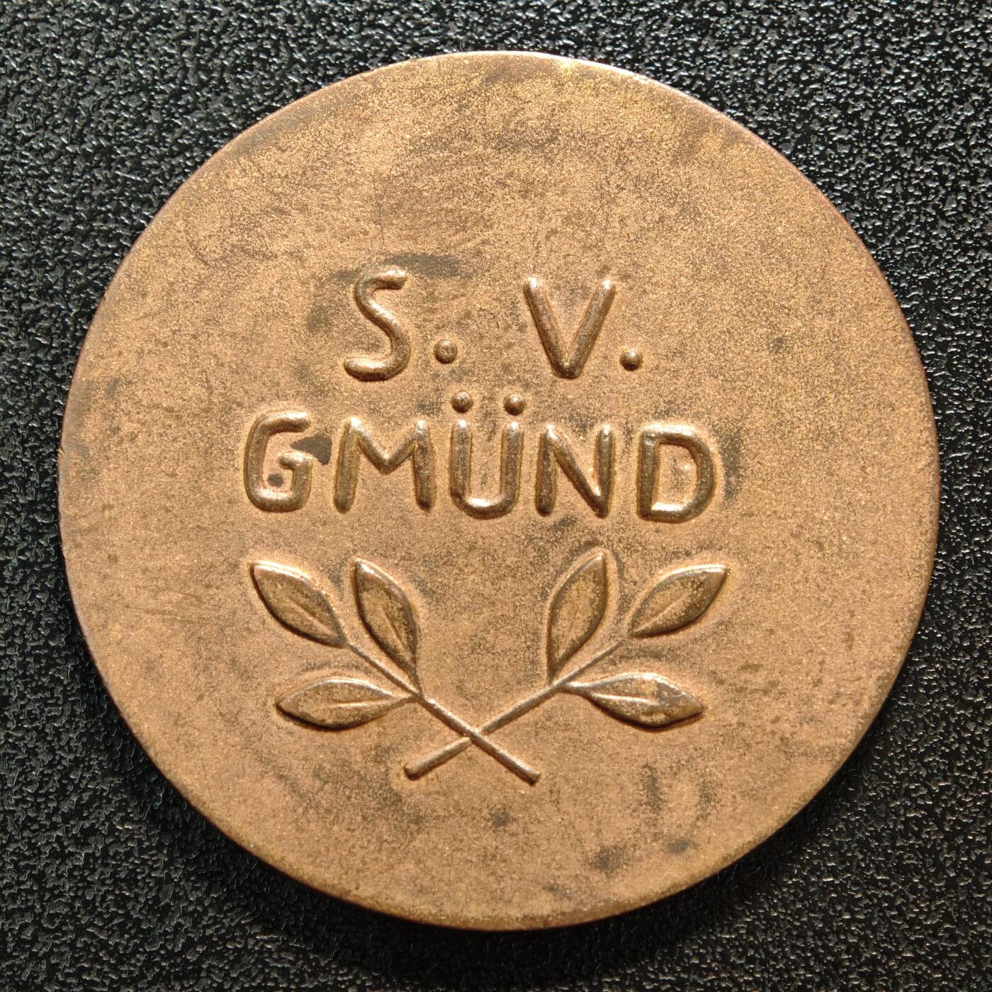 【德藏】世界币章拍卖第168期（拍品征集中~欢迎藏友联系） 1930年 德国格明德体育俱乐部纪念铜章 直径约：36.8mm；重约：19.3g