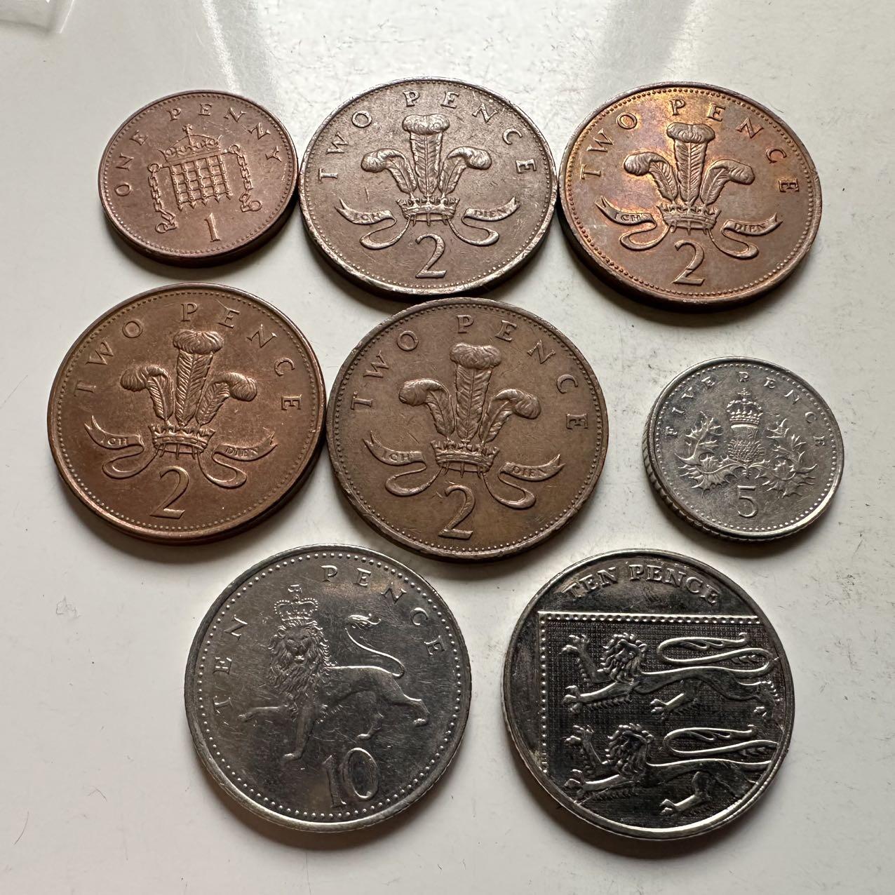 🌹外币初藏🌹🐯2026年第31场   每周二四六晚8️⃣点 接代拍 英国散币8枚