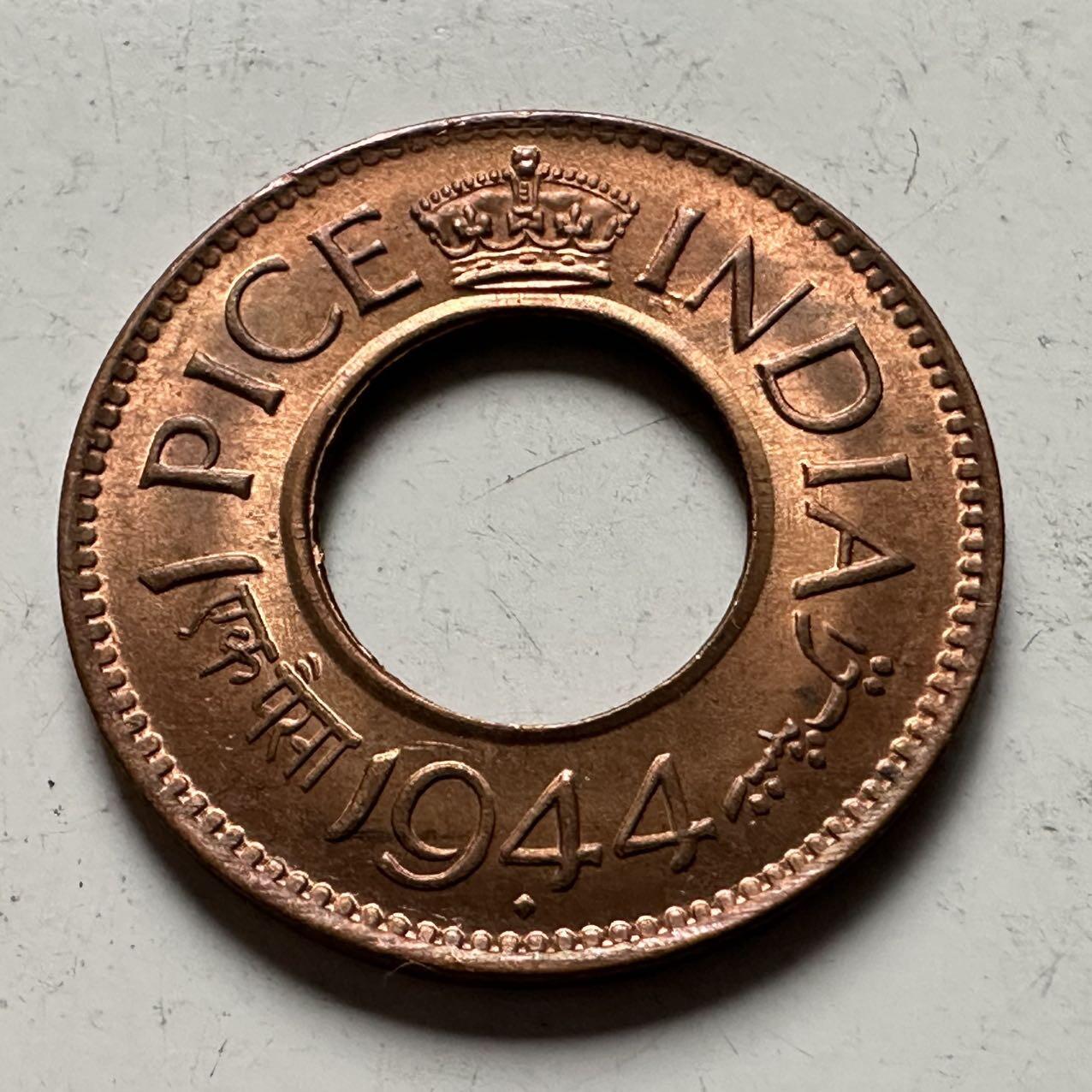 🌹外币初藏🌹🐯2026年第31场   每周二四六晚8️⃣点 接代拍 英属印度1944年一派沙 