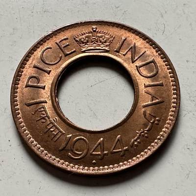 🌹外币初藏🌹🐯2026年第31场   每周二四六晚8️⃣点 接代拍 - 英属印度1944年一派沙 