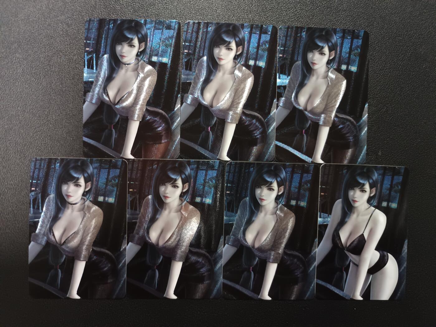 天玑星卡拍第179期《3.19周四截拍》持续收拍收评中 满赠卡需备注 宁缺卡牌 最终幻想7 蒂法·洛克哈特 粗闪 七张