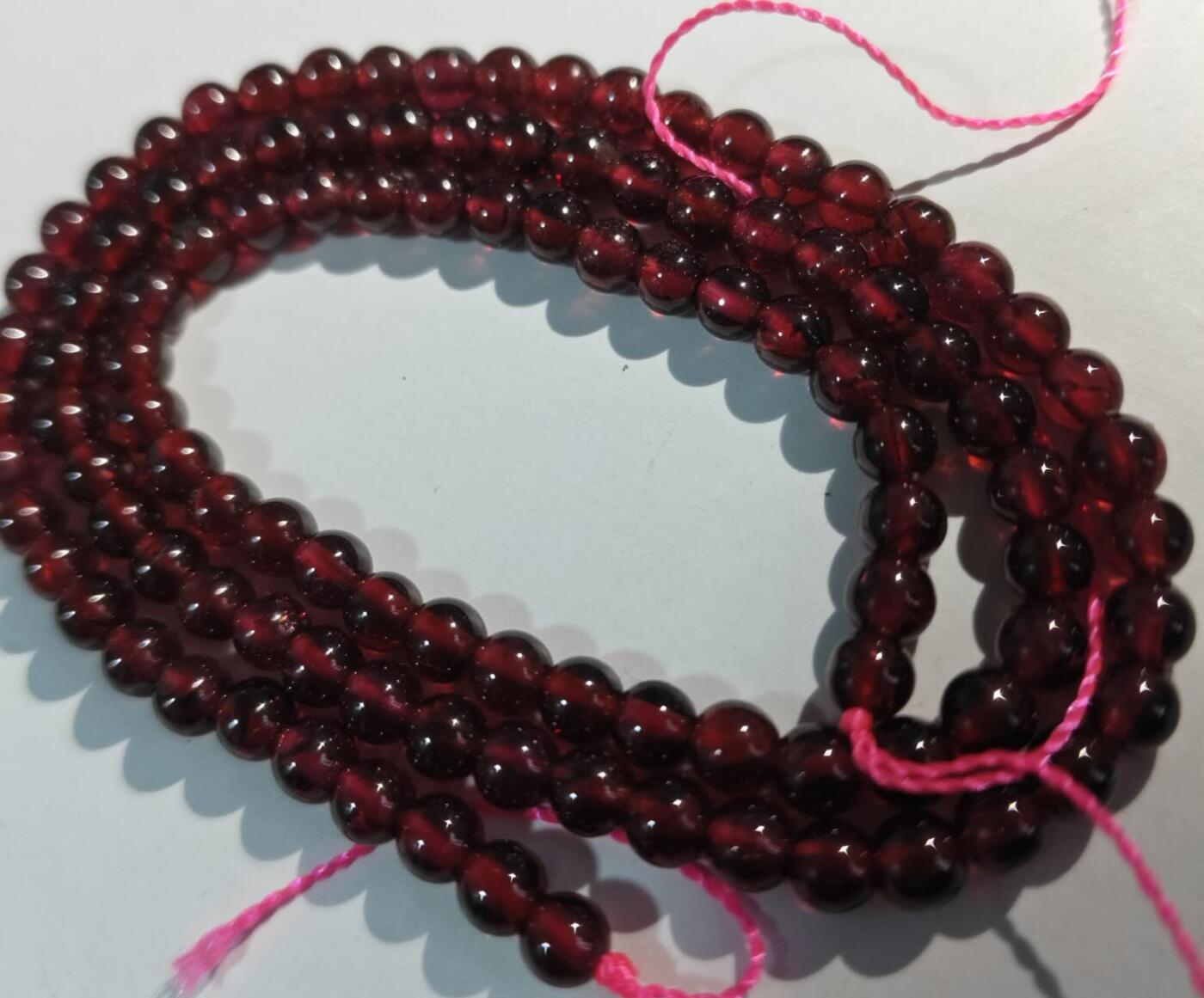 原矿石榴石手链