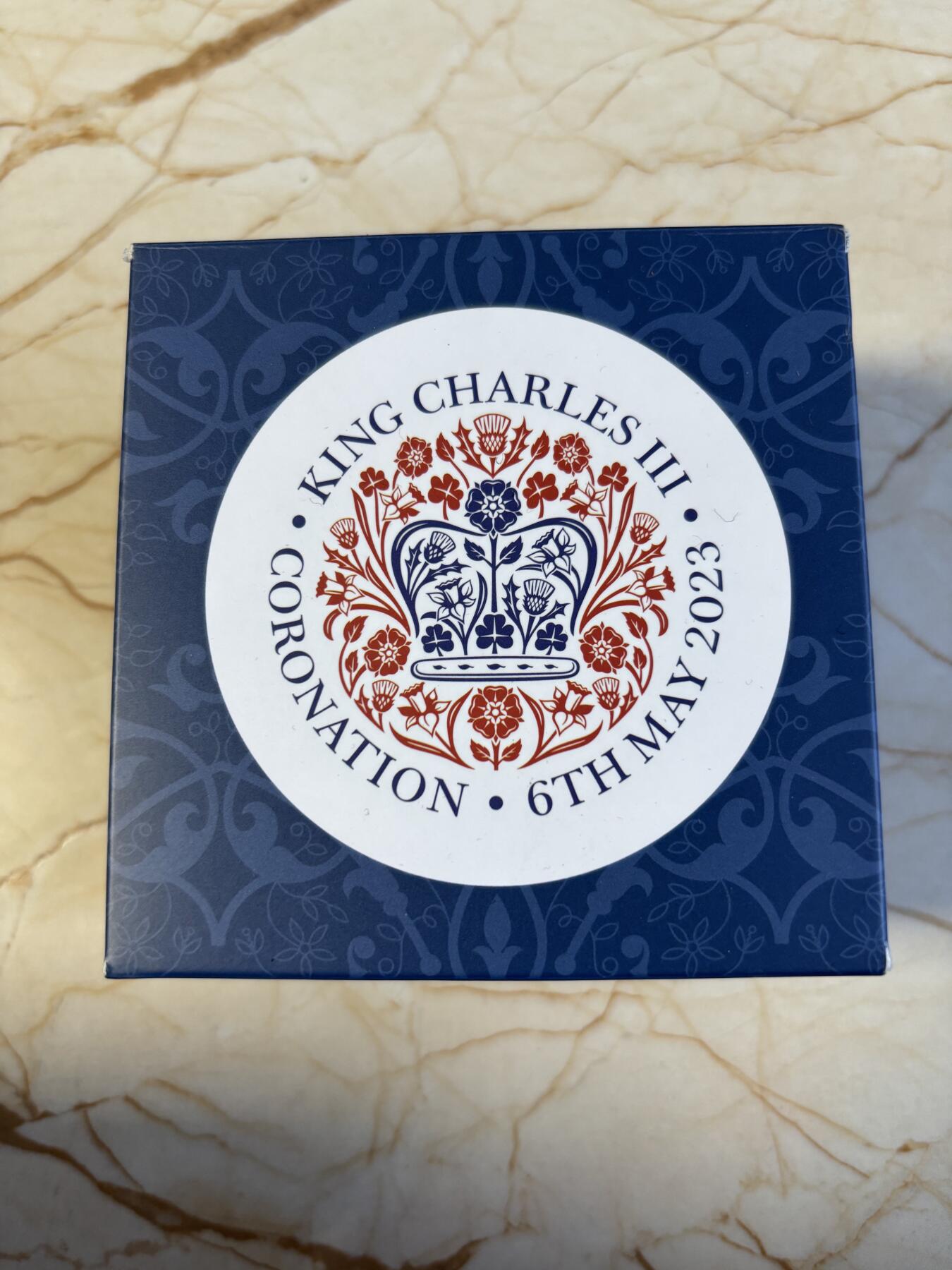 第194期拍卖 纽埃2023年查尔斯三世加冕礼1盎司精制纪念银币，999银，发行1500枚