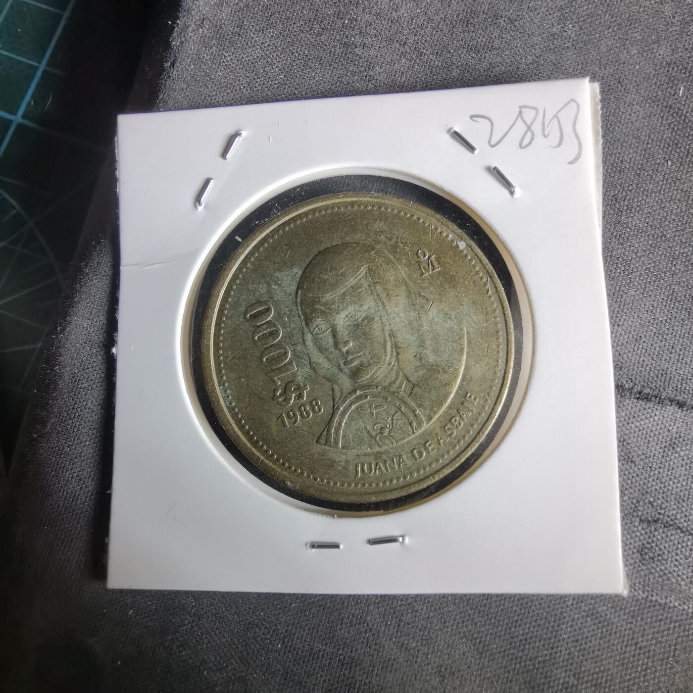 沼泽如烟--第1028场 墨西哥1988年1000比索