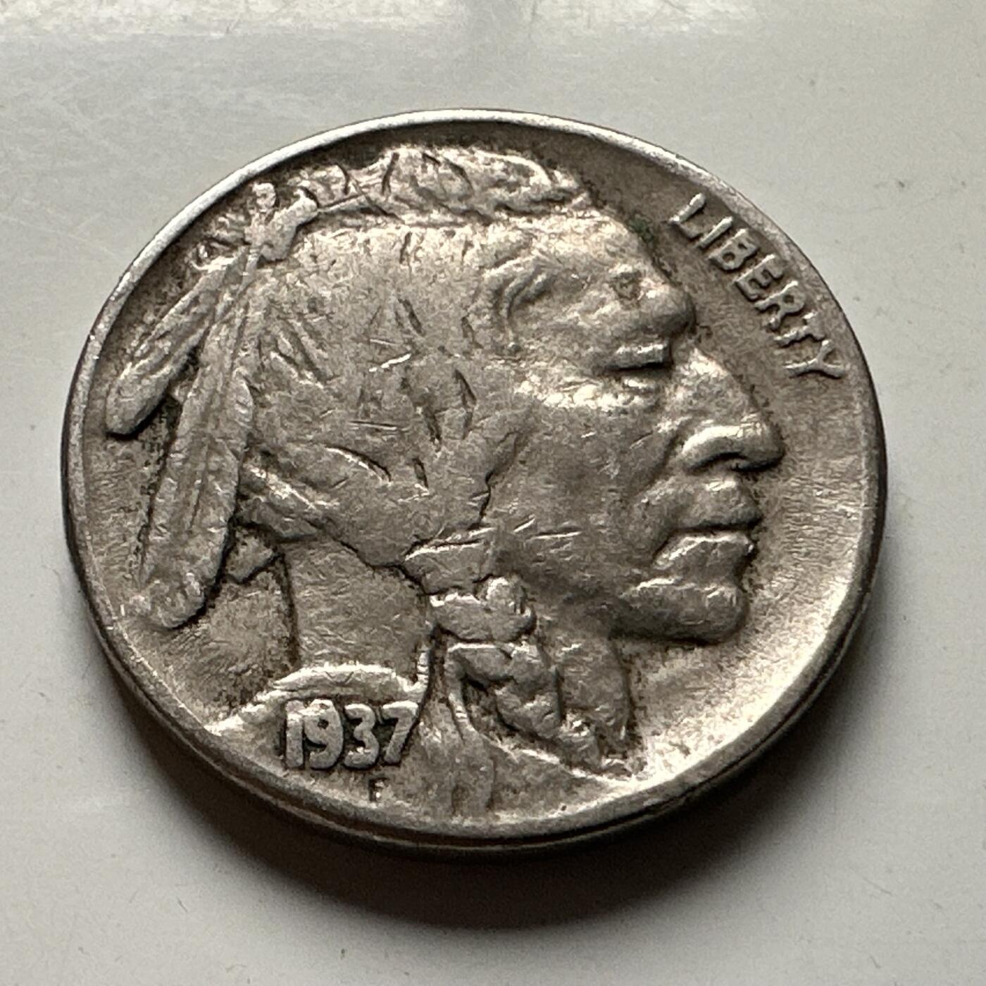 🌹外币初藏🌹🐯2026年第30场   每周二四六晚8️⃣点 接代拍 美国1937年牦牛5美分 a