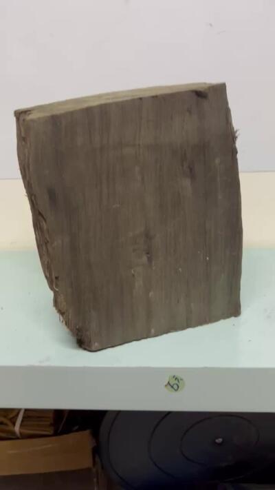 零元拍：满金丝祖母绿级别 阴沉木 金丝楠墩子老料 做凳子 做茶台  做雕件 满肉满金丝 果香满满 尺寸：20/19/24CM。8.7公斤。