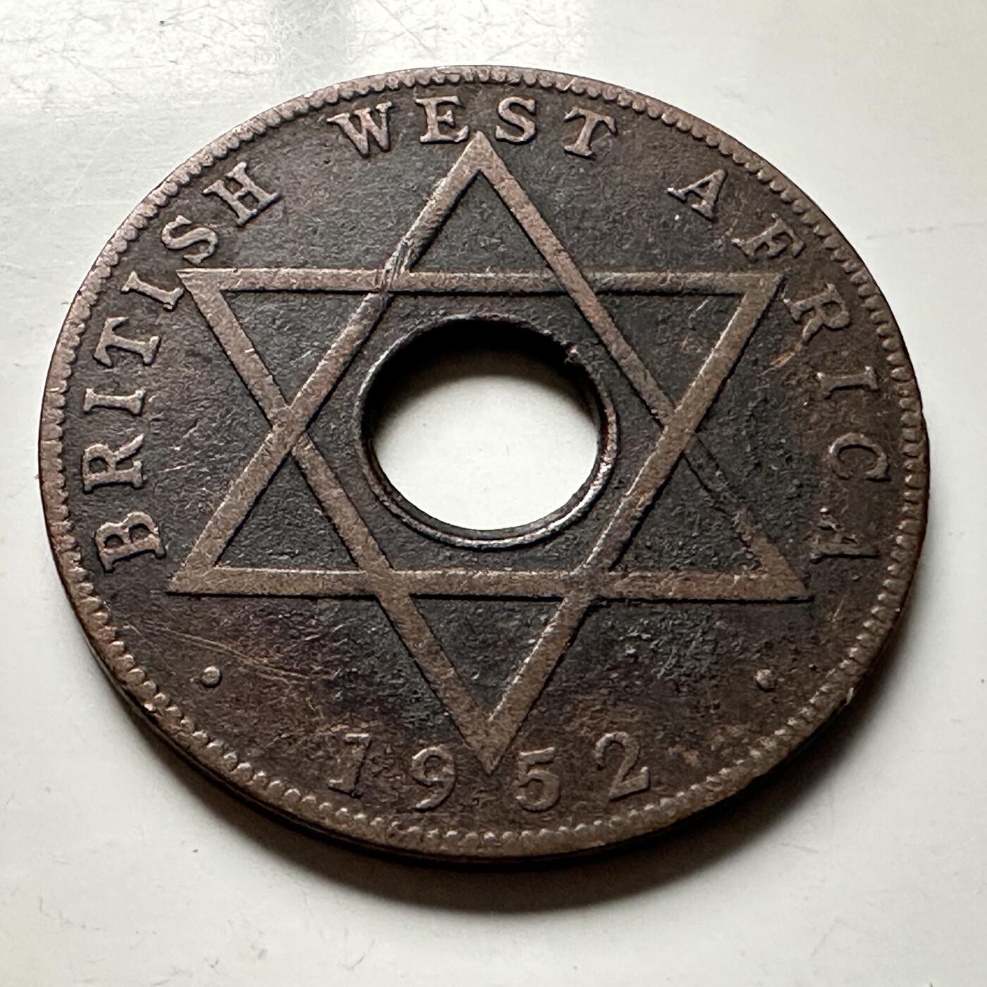 🌹外币初藏🌹🐯2026年第30场   每周二四六晚8️⃣点 接代拍 英属西非1952年 半便士铜币