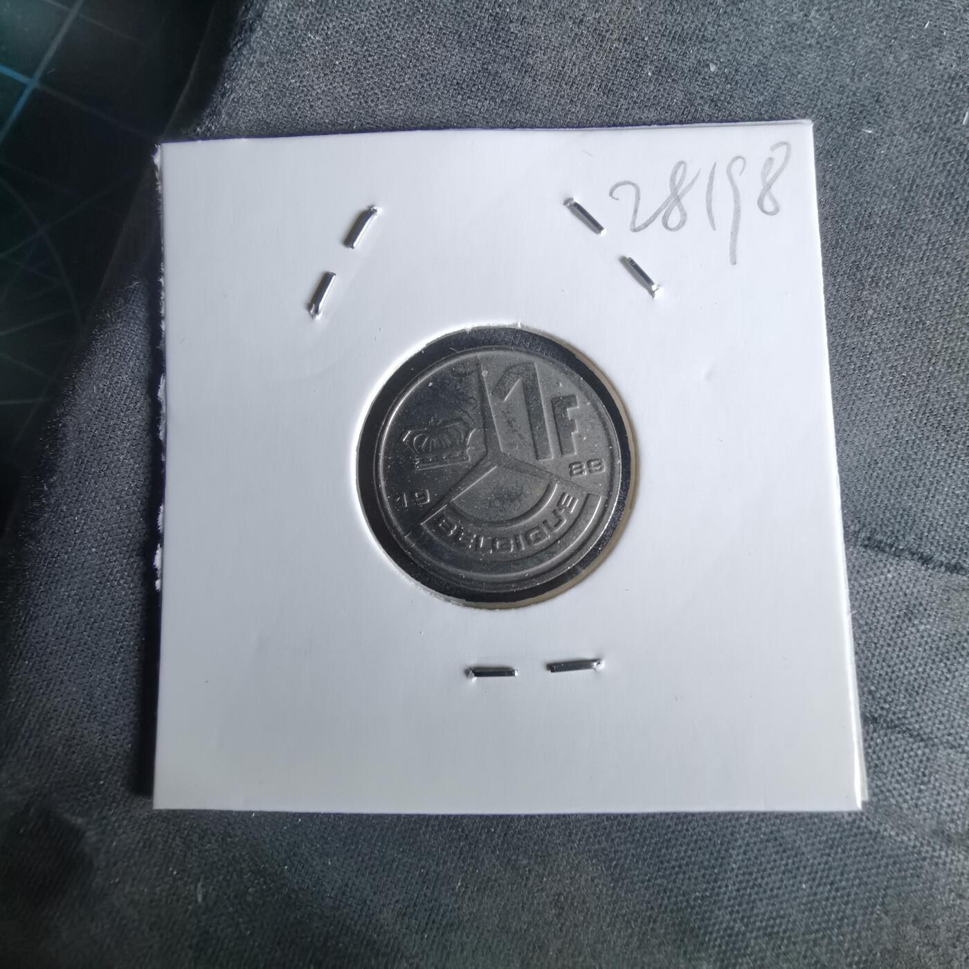 沼泽如烟--第1028场 比利时1989年1法郎