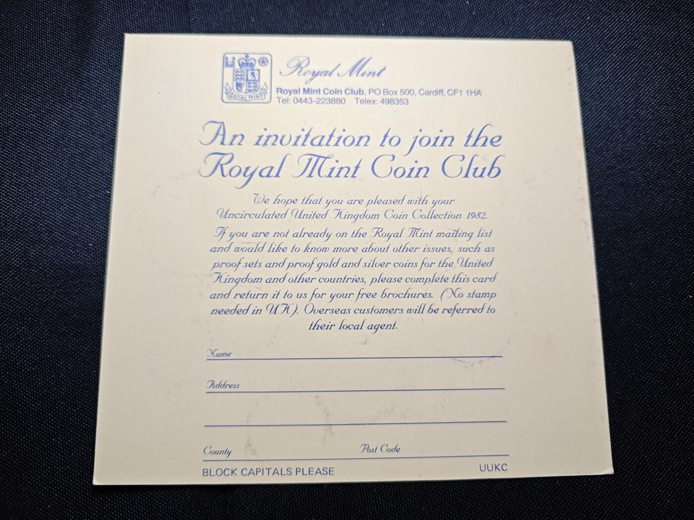 KK钱币收藏小铺   套币专场 2月预留时间 周末发货  1982英国大小面值一套