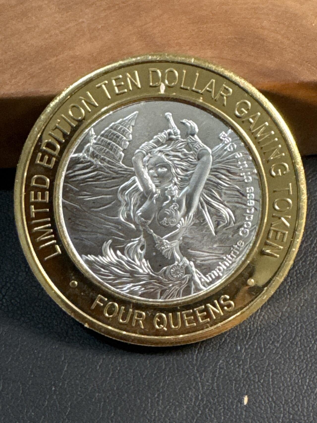 ❤️【币观天下】❤️ 第345期钱币拍卖场- 2026.3.20周五晚上6点半场 长期征集拍品  美国四皇后娱乐城筹码（古希腊神话系列之海洋神女）