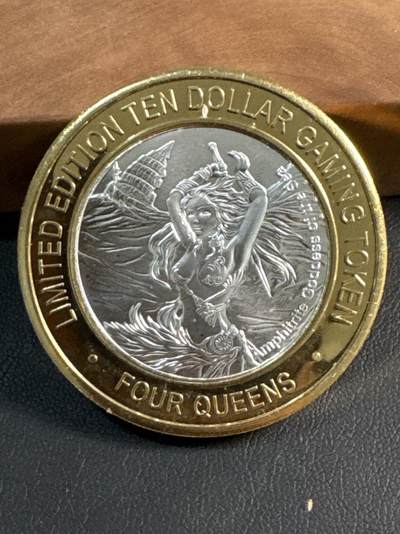 ❤️【币观天下】❤️ 第345期钱币拍卖场- 2026.3.20周五晚上6点半场 长期征集拍品  - 美国四皇后娱乐城筹码（古希腊神话系列之海洋神女）