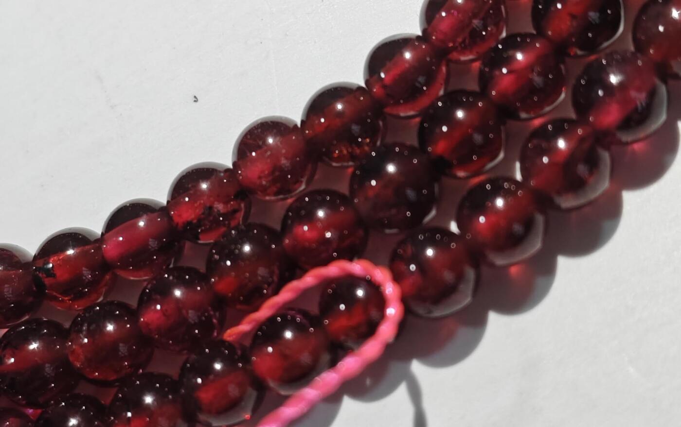 原矿石榴石手链