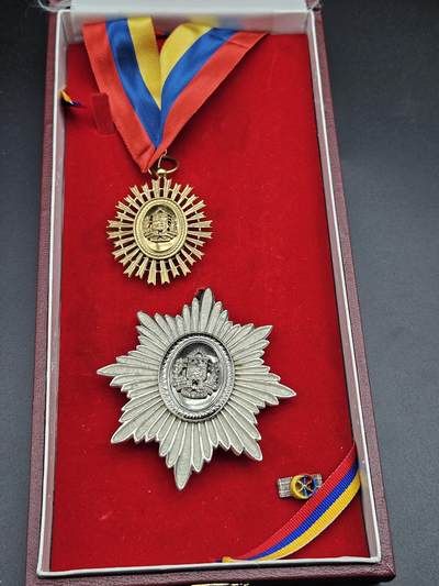 0元起拍勋章 第340期 咸鱼国勋章拍卖专场 3月22日（周日）下午6：00开始 - 委内瑞拉最高荣誉 解放者勋章 大军官级