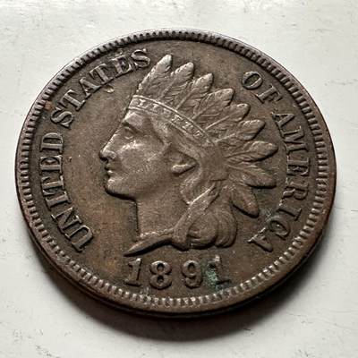 🌹外币初藏🌹🐯2026年第30场   每周二四六晚8️⃣点 接代拍 - 美国1891年一美分