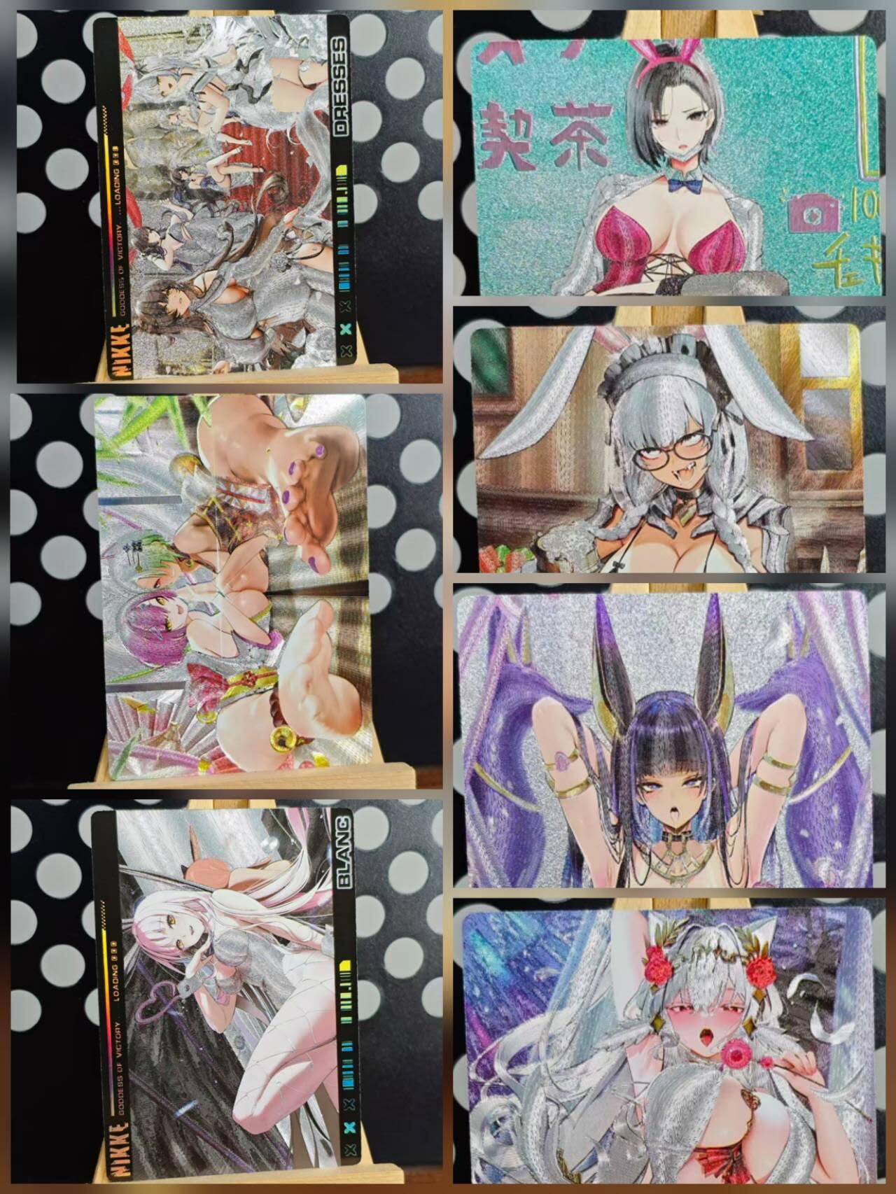 龙虎卡牌-七九场（满200元包邮，无佣金，每周六结拍，欢迎送拍） 粗闪7张 奇点 好看少女