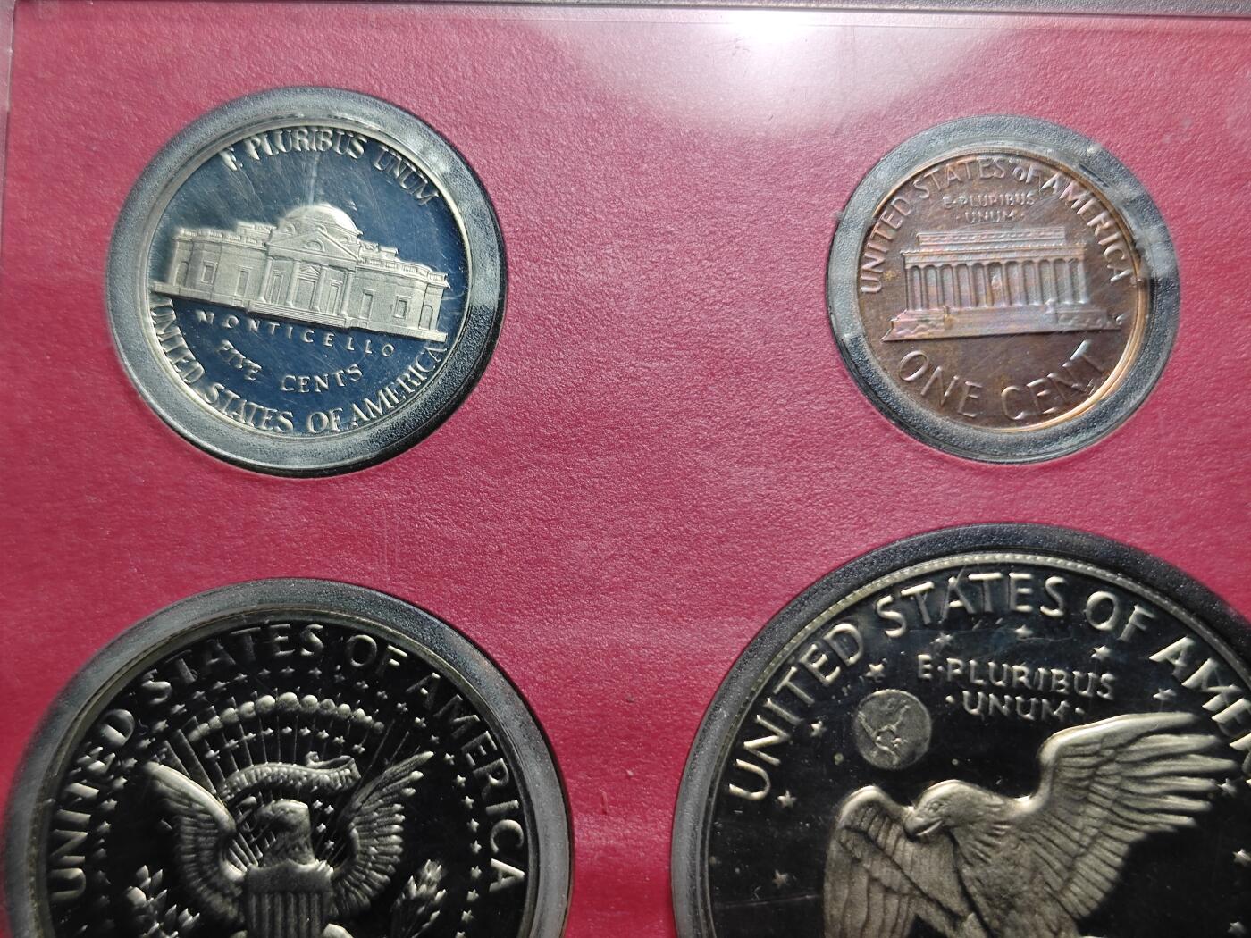 KK钱币收藏小铺   套币专场 2月预留时间 周末发货  1978美国大小面值清年一套 含艾克大一元精制套币