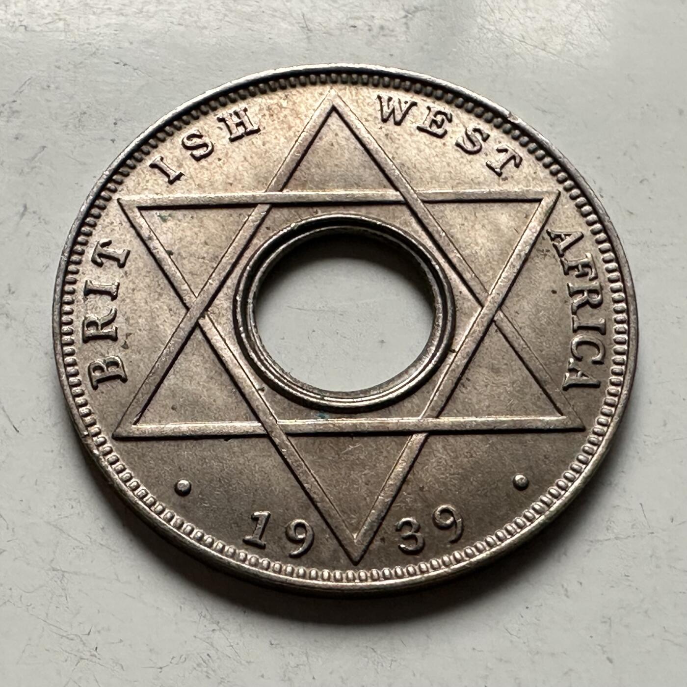 🌹外币初藏🌹🐯2026年第30场   每周二四六晚8️⃣点 接代拍 英属西非1939年1/10便士