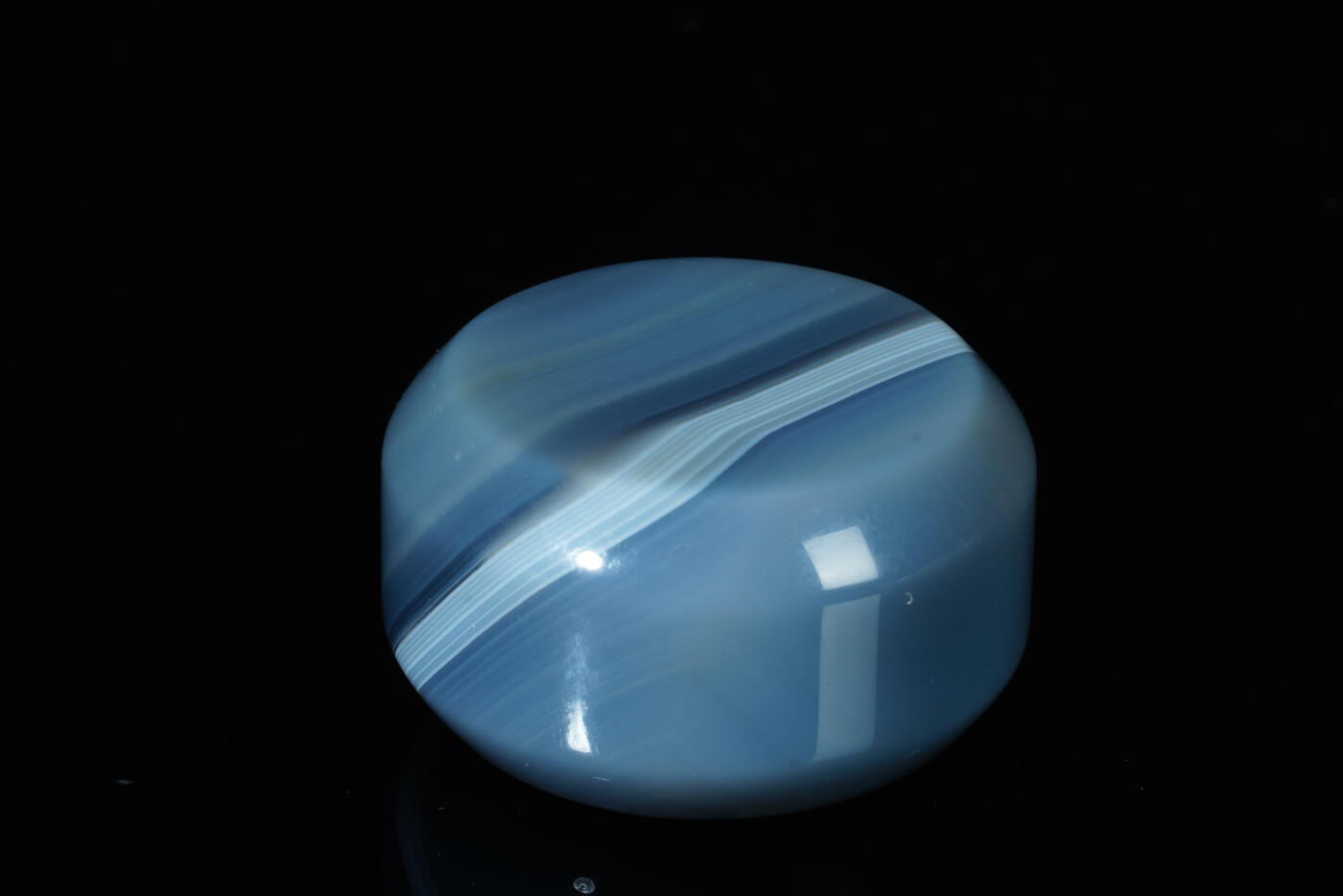 上海都达杂项专场六二【全场包邮】  天然缠丝玛瑙圆石69-151