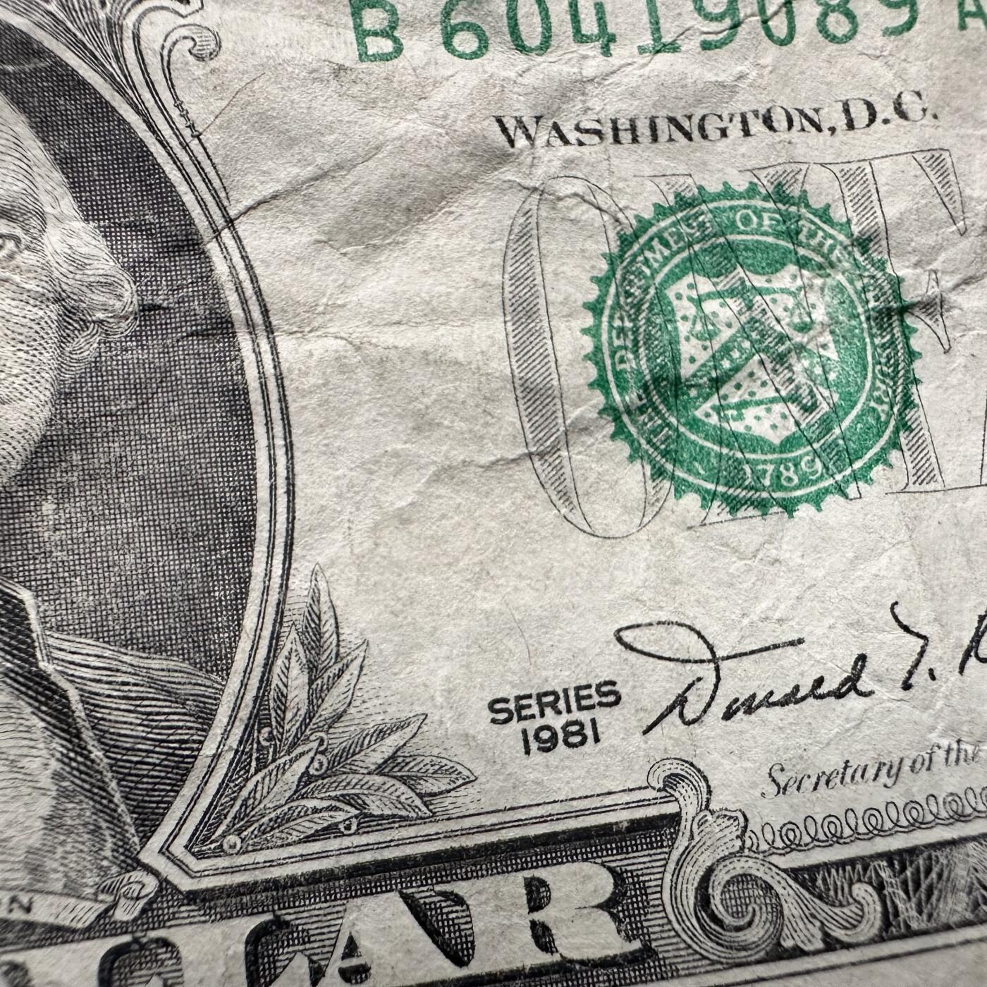 🌹外币初藏🌹🐯2026年第30场   每周二四六晚8️⃣点 接代拍 美国1981年版1美元