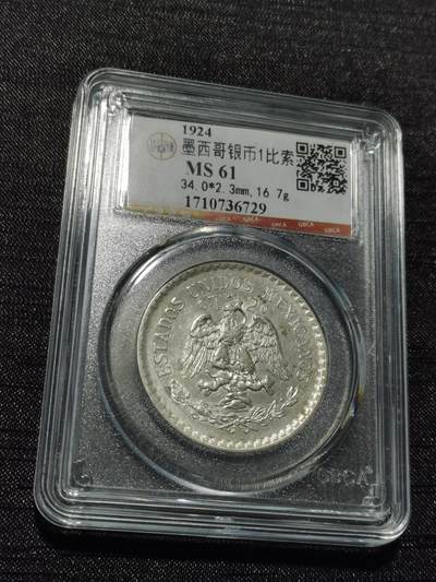 天下钱庄专场欢迎参拍 - 墨西哥鹰一比索银币