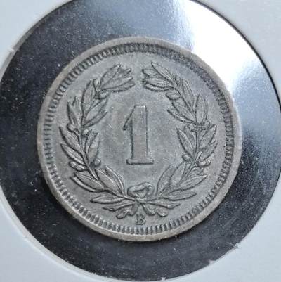 外国优质老铜币银币苏联纪念章，每周六晚九点倒数截拍，满百包邮可寄存，持续收拍 - 瑞士1913年1生丁铜币，正面铸有 “HELVETIA” 与瑞士国徽十字盾，象征联邦中立与团结，背面月桂枝环简洁典雅，铜质包浆温润，是瑞士百年钱币中极具代表性的入门收藏品种。