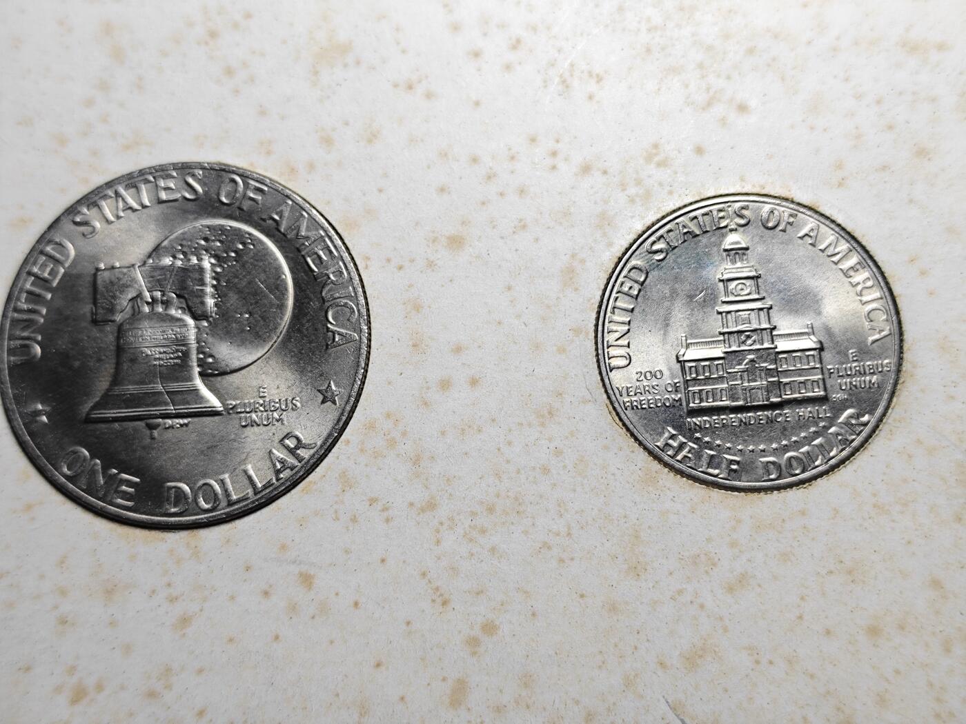 KK钱币收藏小铺   套币专场 2月预留时间 周末发货  1976美国建国200周年纪念套币