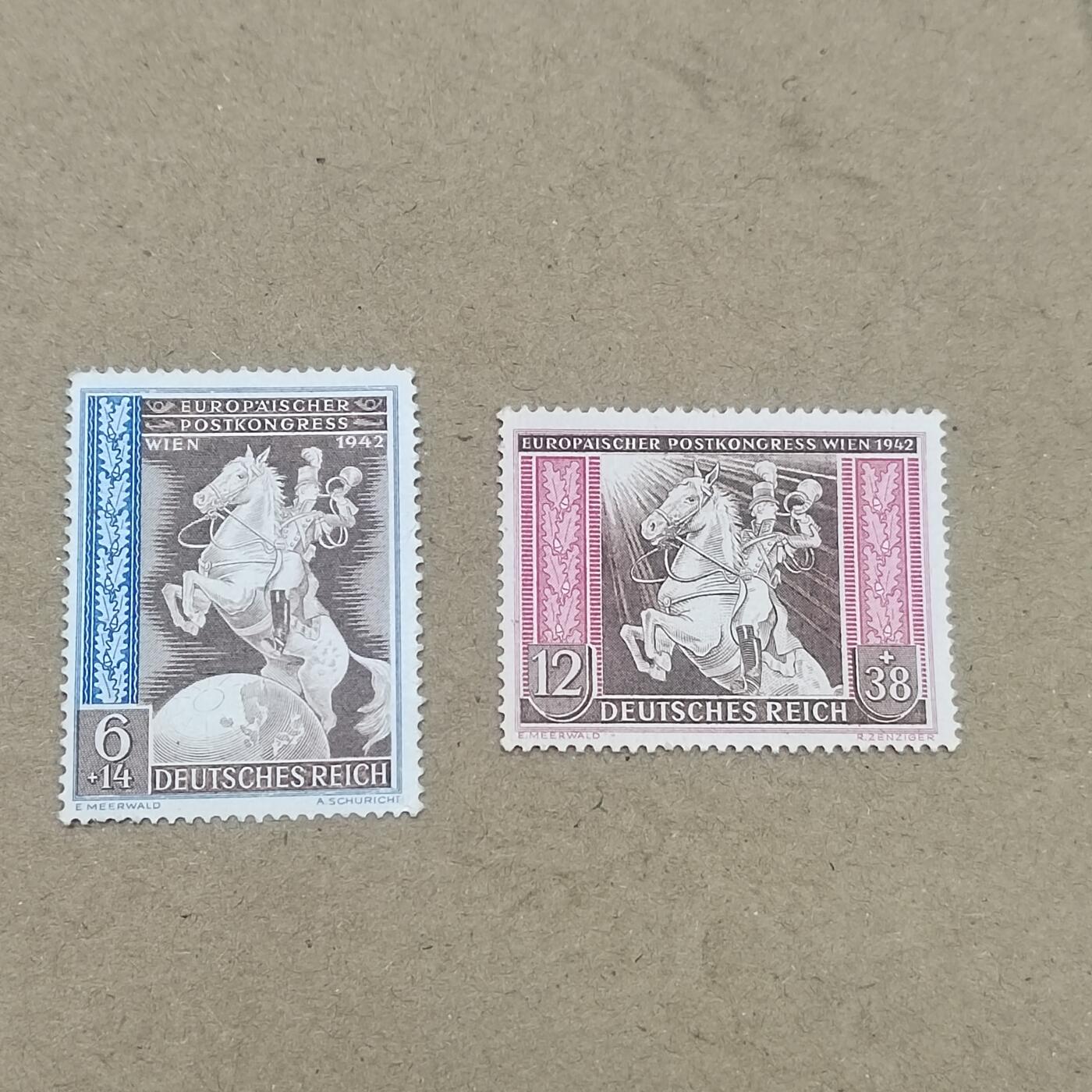 PCAI钱币  19-781  德国与中国邮票大展销小专场 德国二战时期邮票