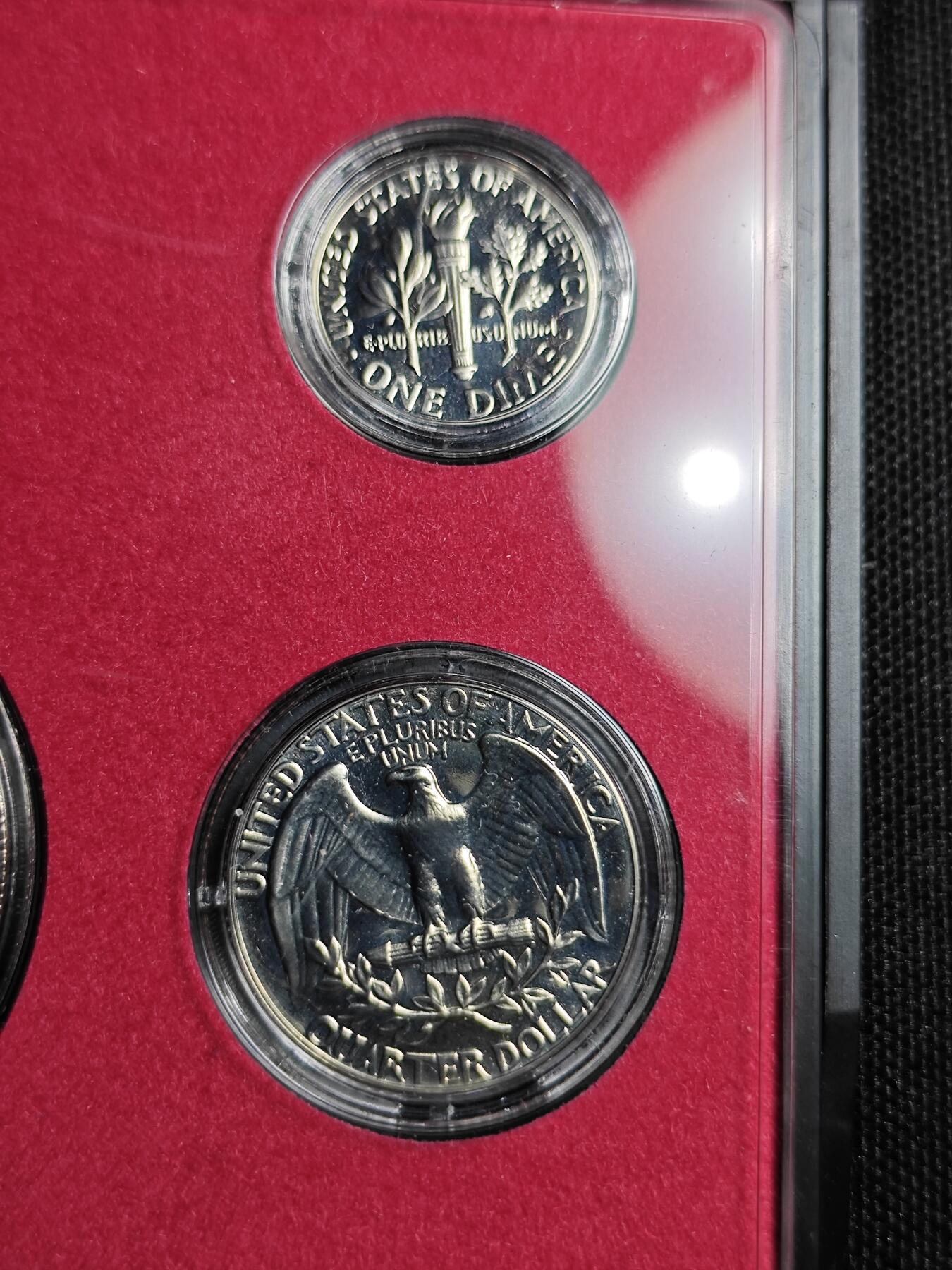 KK钱币收藏小铺   套币专场 2月预留时间 周末发货  1973美国大小面值清年一套 含艾克大一元精制