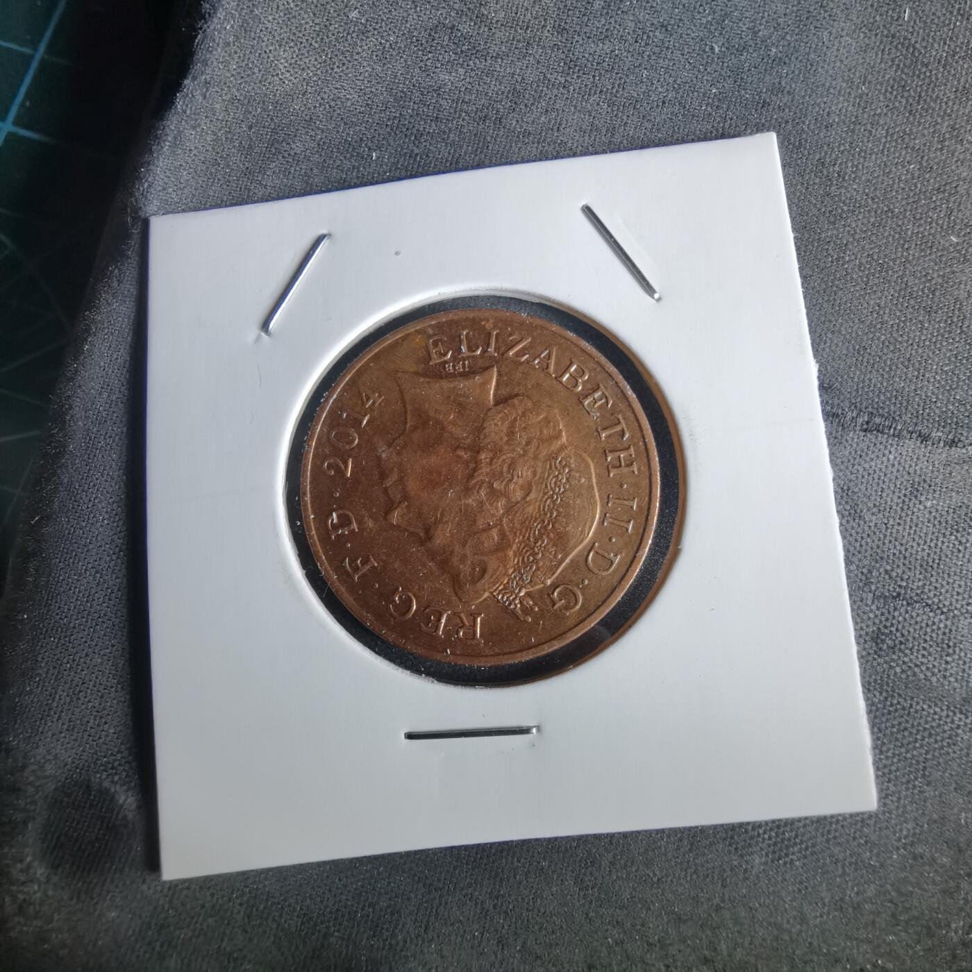 沼泽如烟--第1028场 英国2014年2便士