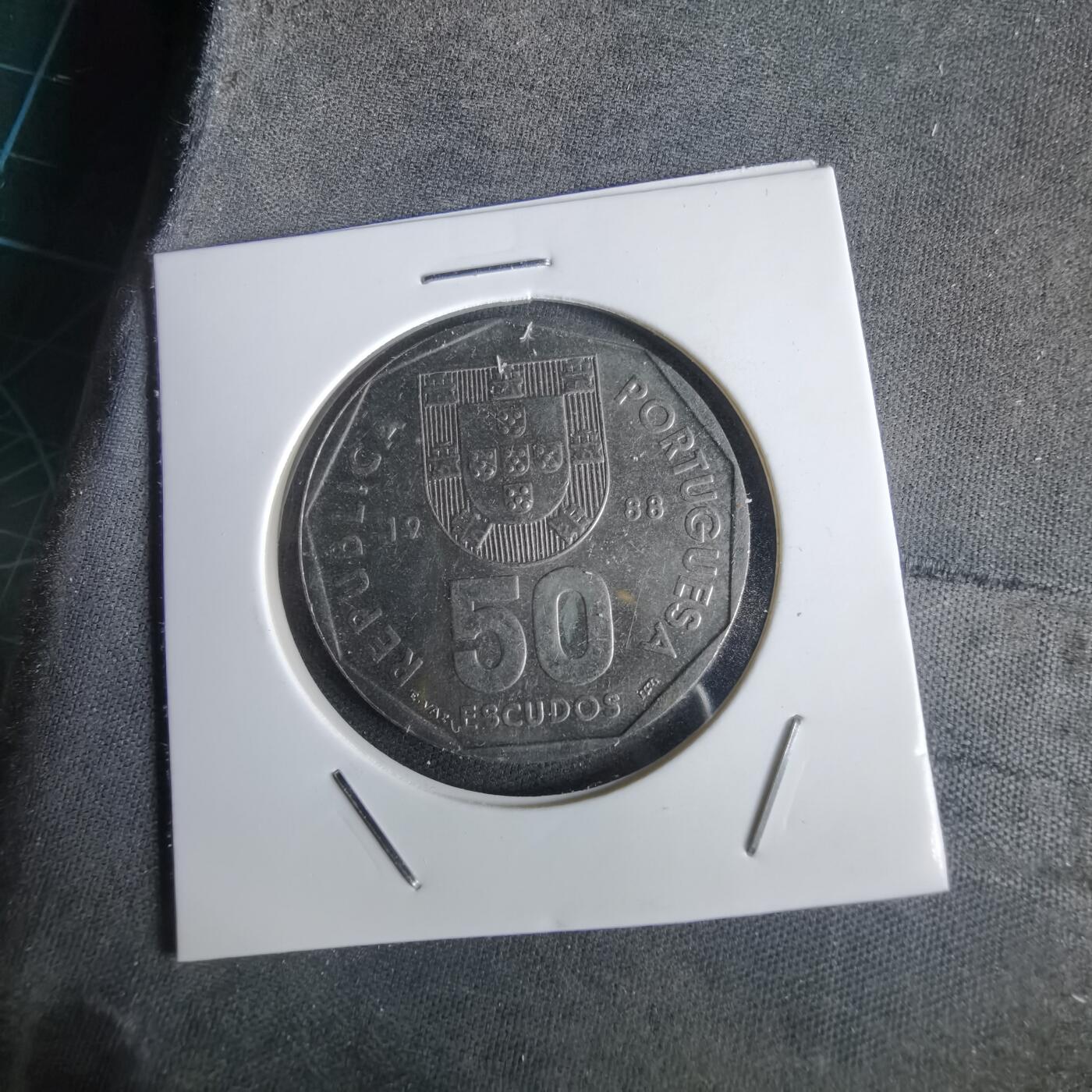 沼泽如烟--第1028场 葡萄牙1988年50埃斯库多