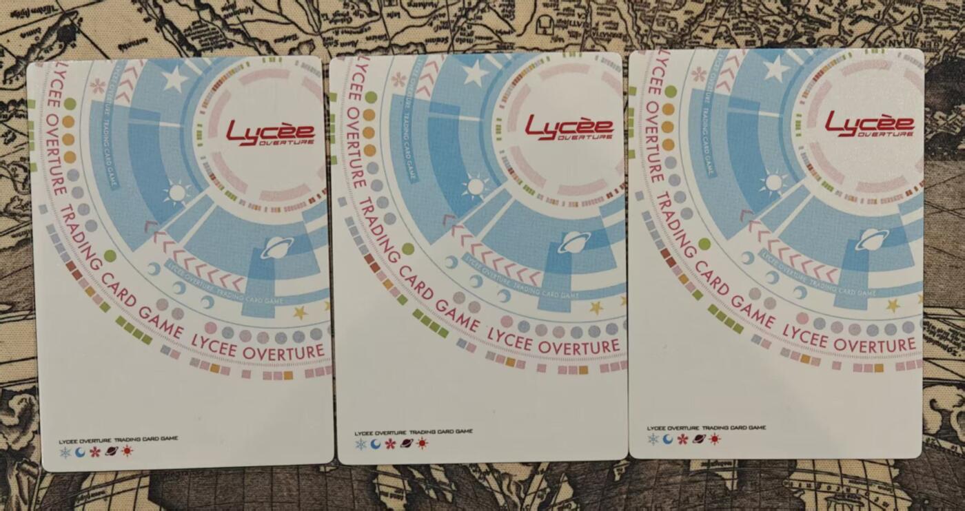 龙虎卡牌-七九场（满200元包邮，无佣金，每周六结拍，欢迎送拍） 粗闪3张 藏无缺璇哥 DIY自制Lycee系列小套