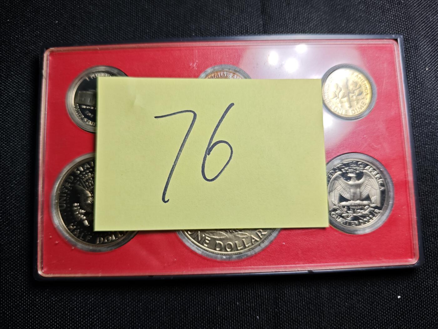 KK钱币收藏小铺   套币专场 2月预留时间 周末发货  1978美国大小面值清年一套 含艾克大一元精制套币