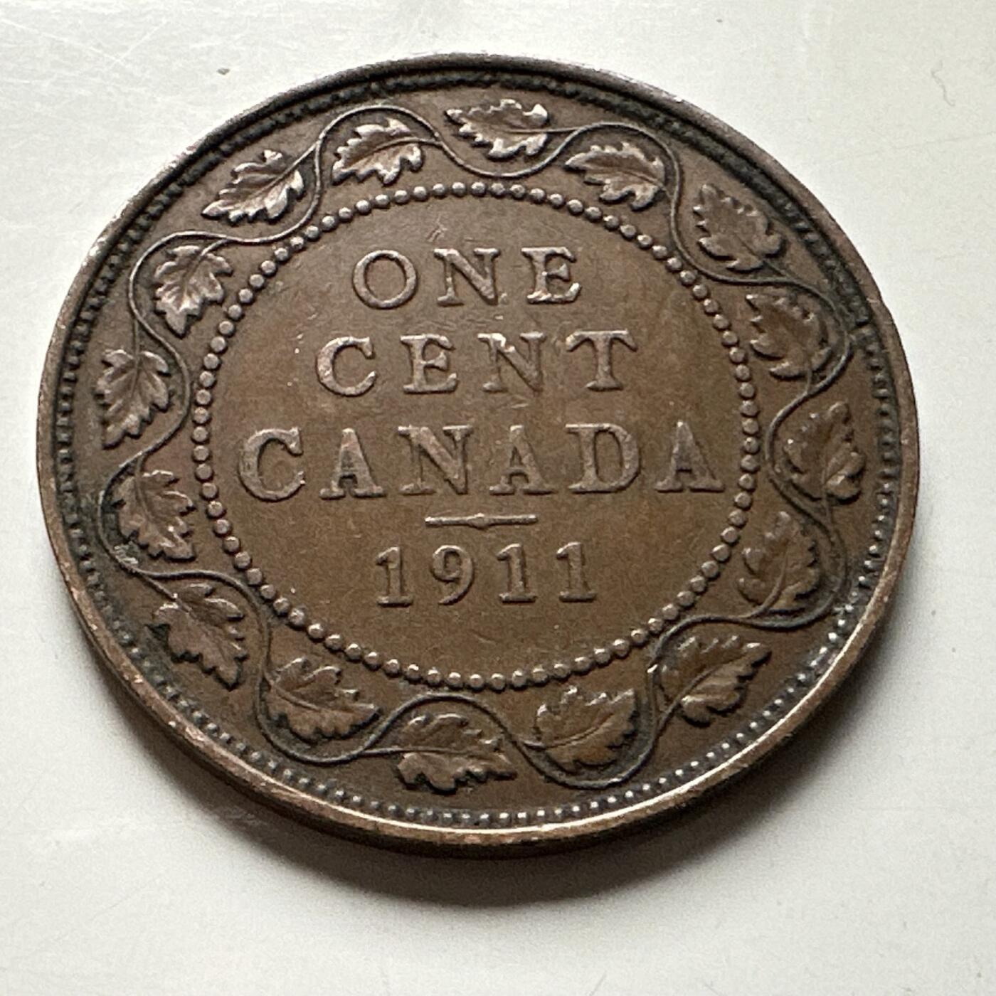 🌹外币初藏🌹🐯2026年第30场   每周二四六晚8️⃣点 接代拍 加拿大 1911年乔治五世1分