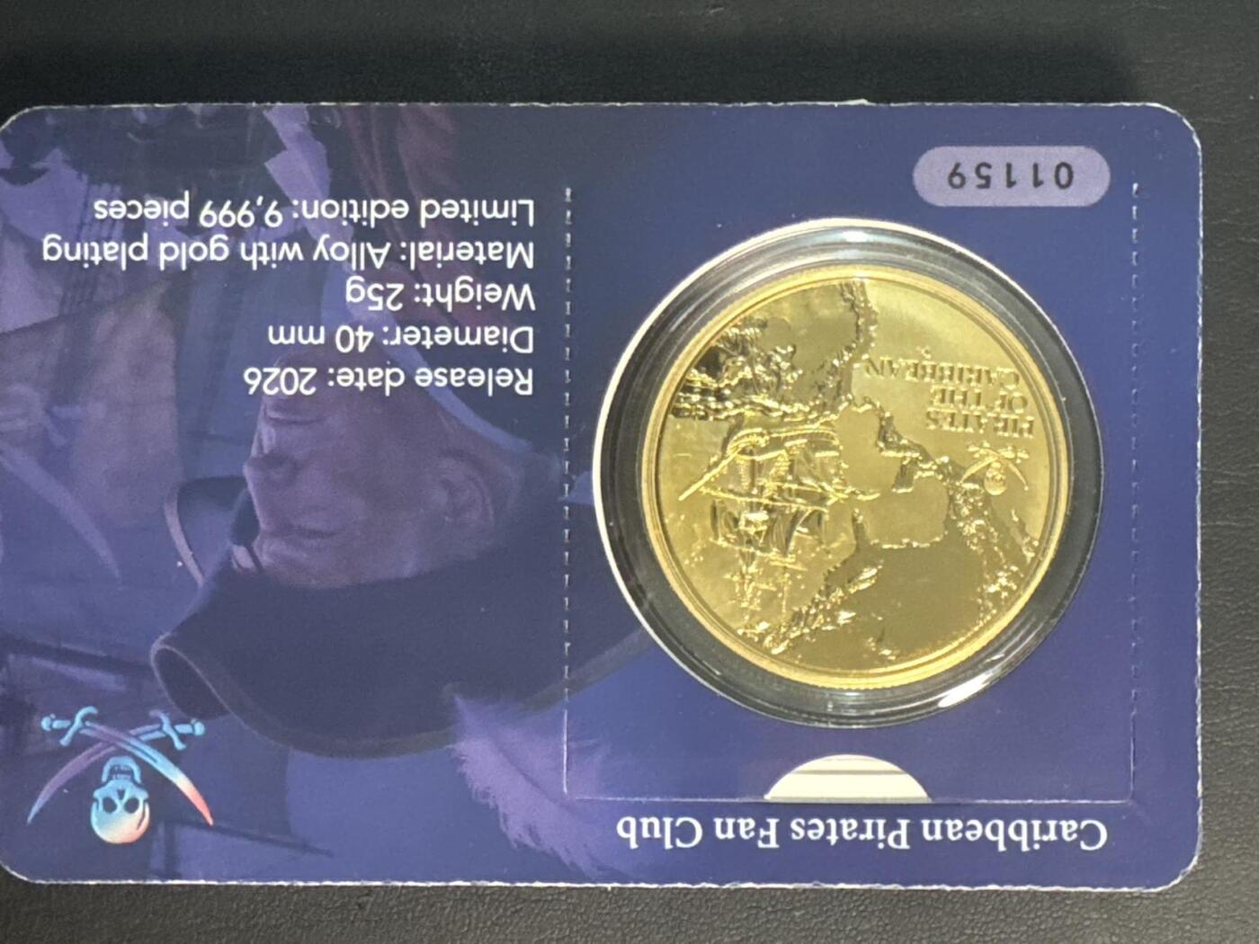 ❤️【币观天下】❤️ 第345期钱币拍卖场- 2026.3.20周五晚上6点半场 长期征集拍品  特朗普海盗趣味镀金纪念章