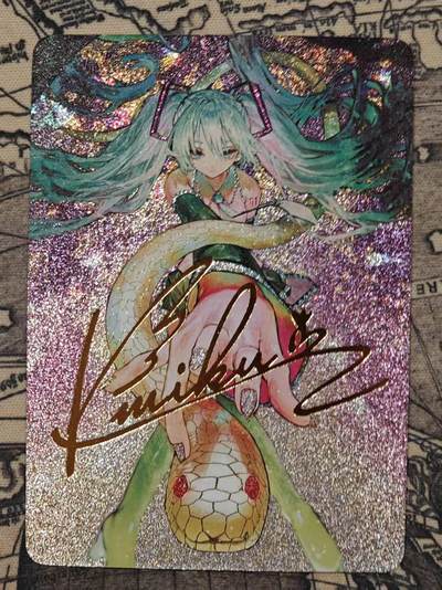 龙虎卡牌-七九场（满200元包邮，无佣金，每周六结拍，欢迎送拍） - 细沙闪 白花恋诗 初音未来