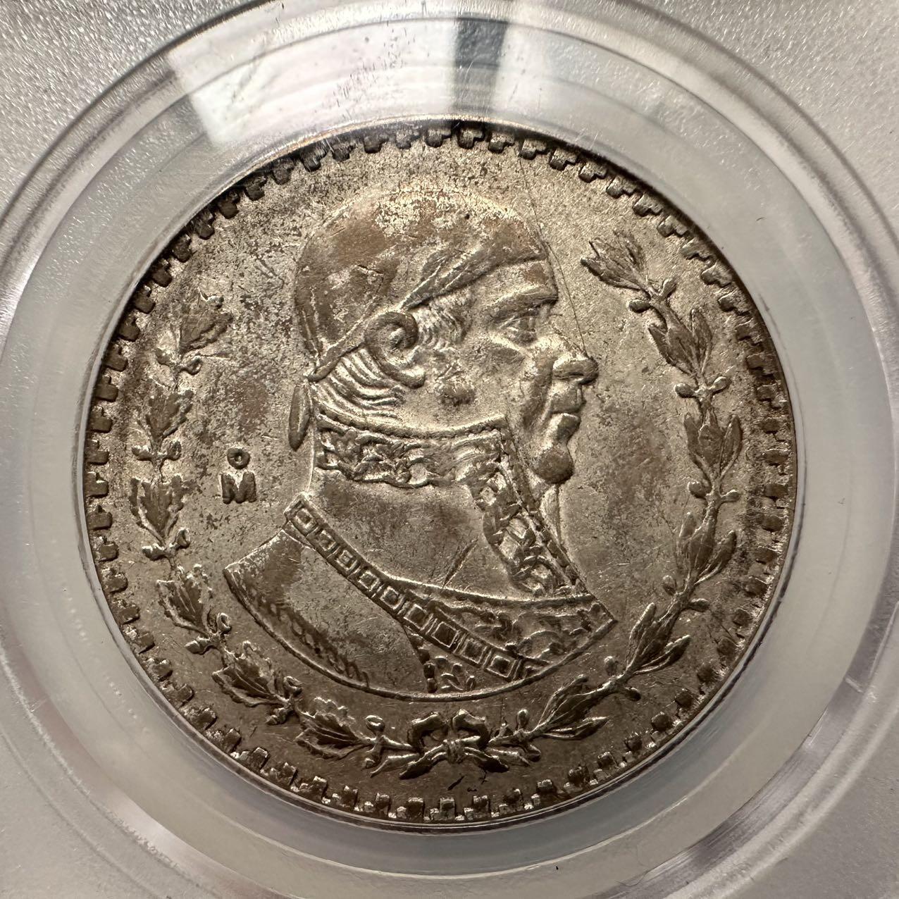 🌹外币初藏🌹🐯2026年第31场   每周二四六晚8️⃣点 接代拍 墨西哥1962年一比索 低银大银币 壳裂