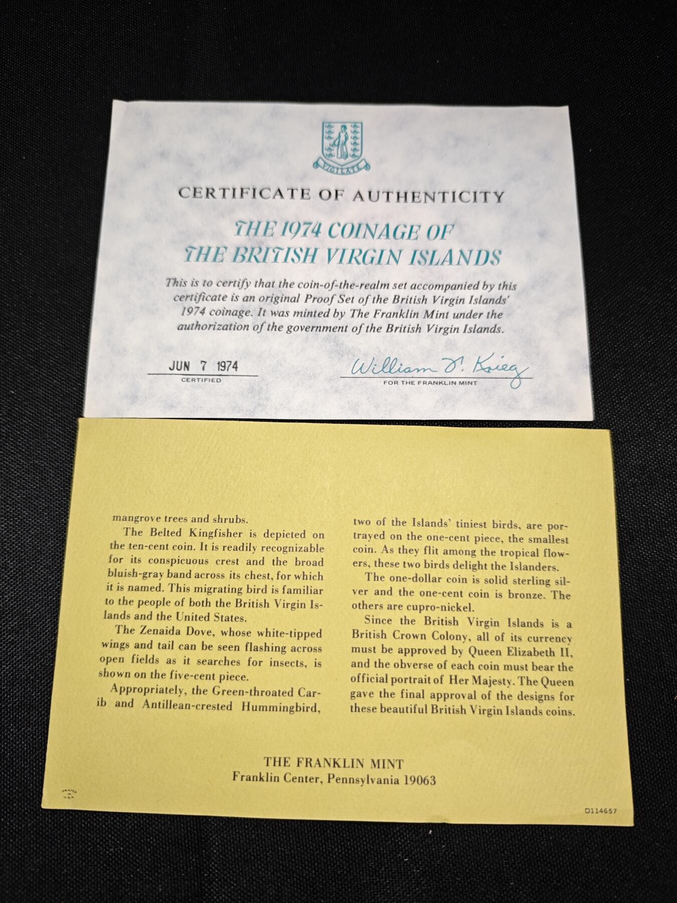 KK钱币收藏小铺   套币专场 2月预留时间 周末发货  维尔京群岛大小面值精制套币