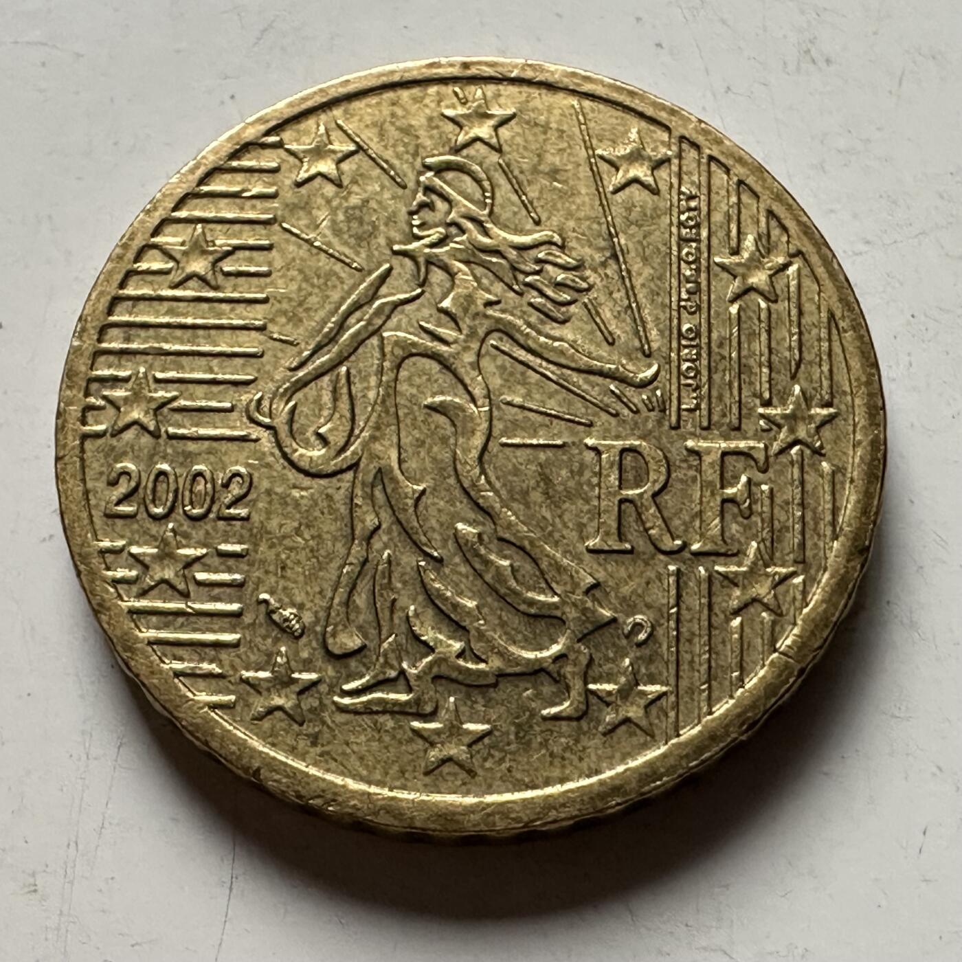 🌹外币初藏🌹🐯2026年第30场   每周二四六晚8️⃣点 接代拍 法国2002年50欧分