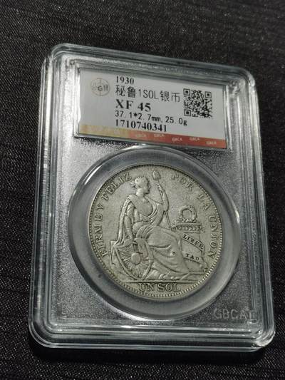 天下钱庄专场欢迎参拍 - 秘鲁1索尔银币