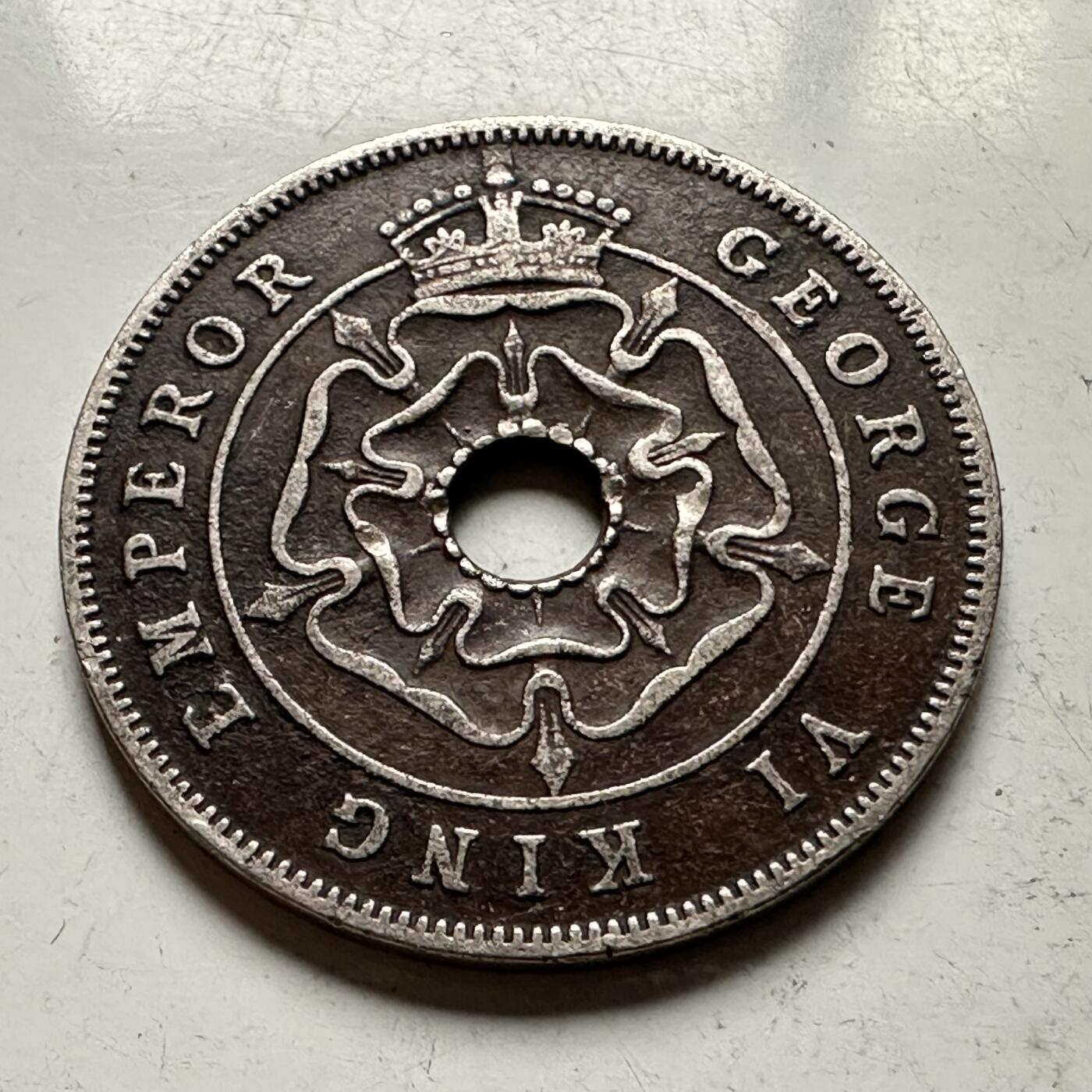 🌹外币初藏🌹🐯2026年第30场   每周二四六晚8️⃣点 接代拍 南罗得西亚1940年 乔治六世 1便士