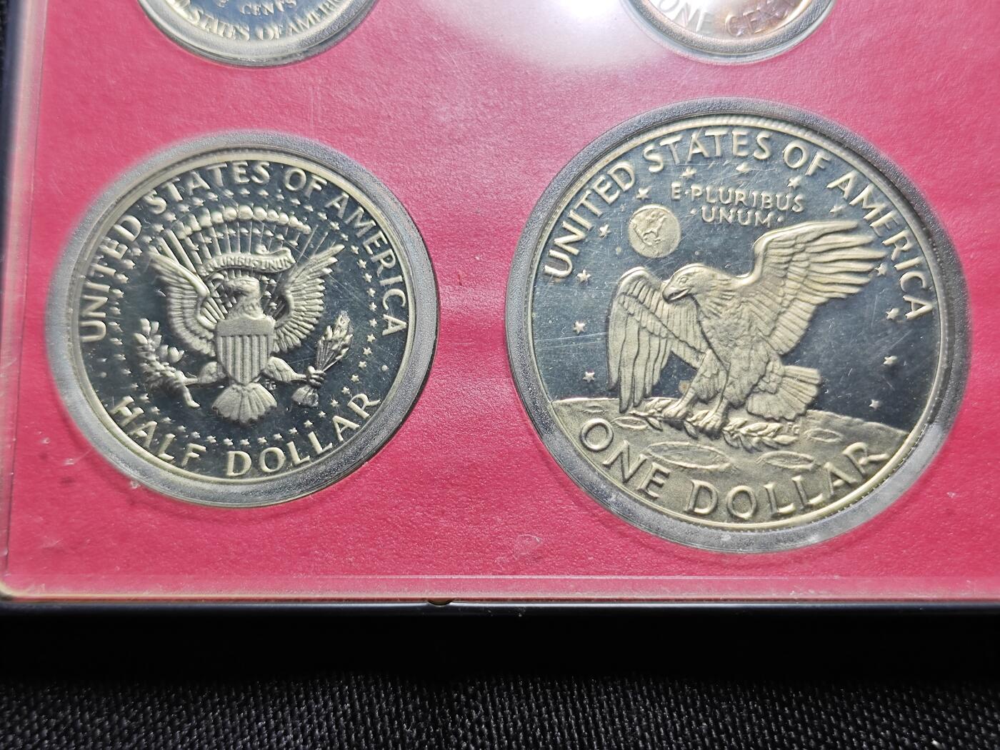 KK钱币收藏小铺   套币专场 2月预留时间 周末发货  1978美国大小面值清年一套 含艾克大一元精制套币