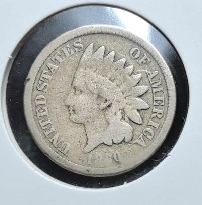 外国优质老铜币银币苏联纪念章，每周六晚九点倒数截拍，满百包邮可寄存，持续收拍 - 美国早期厚版印第安人头像1860年1美分铜币。属美国内战时期发行，正面饰印第安人头像与羽毛，背面花环盾徽。作为战后流通辅币，承载着美国早期西部开拓与货币体系发展的历史印记。