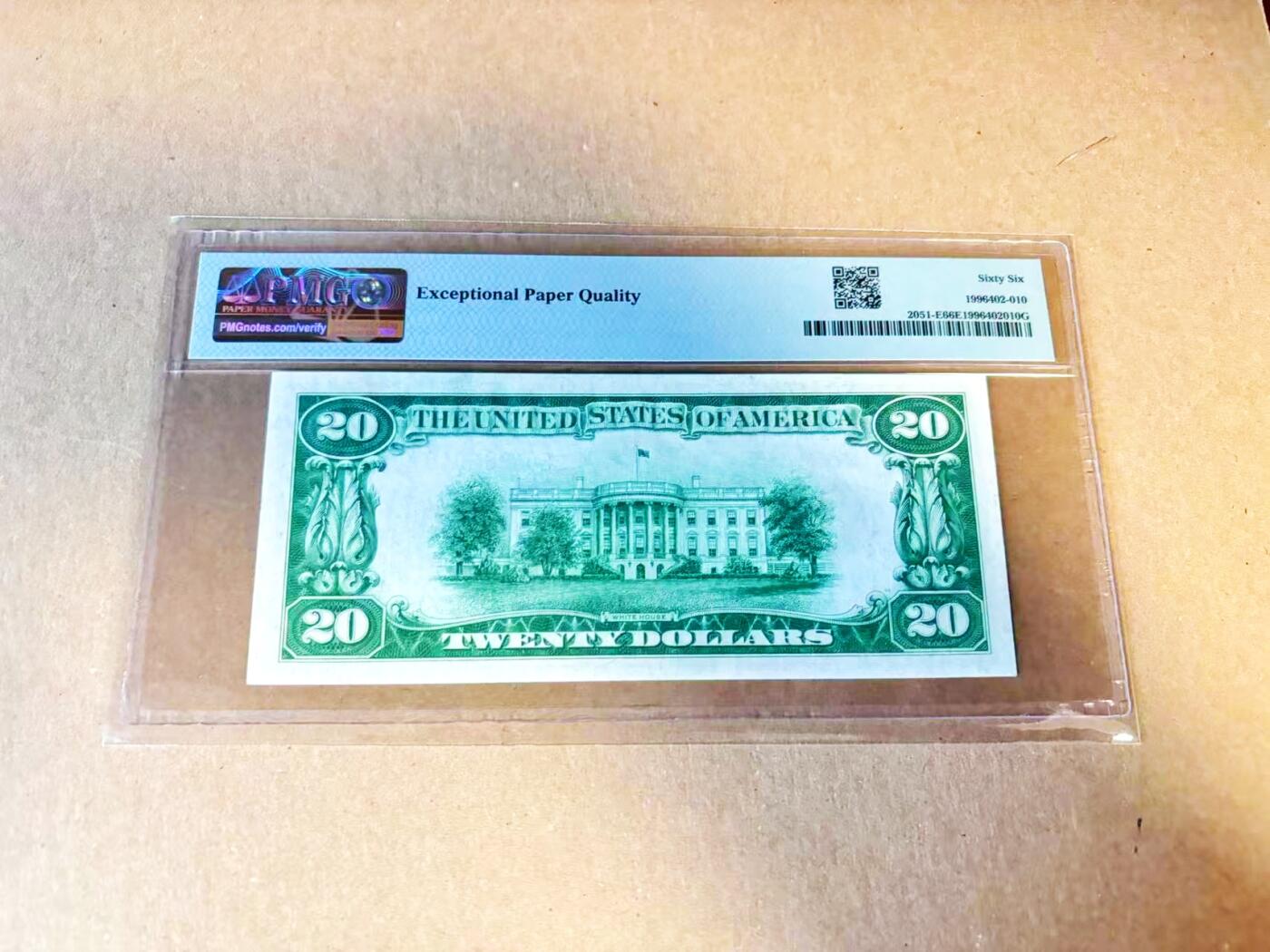 【Blue Auction】世界纸币精拍第796期——18级TOP拍卖/信誉/品质/专业/高效💫 【冠军分 少见里士满版】美国 1928A 20美金 PMG66EPQ 配套常缺该区