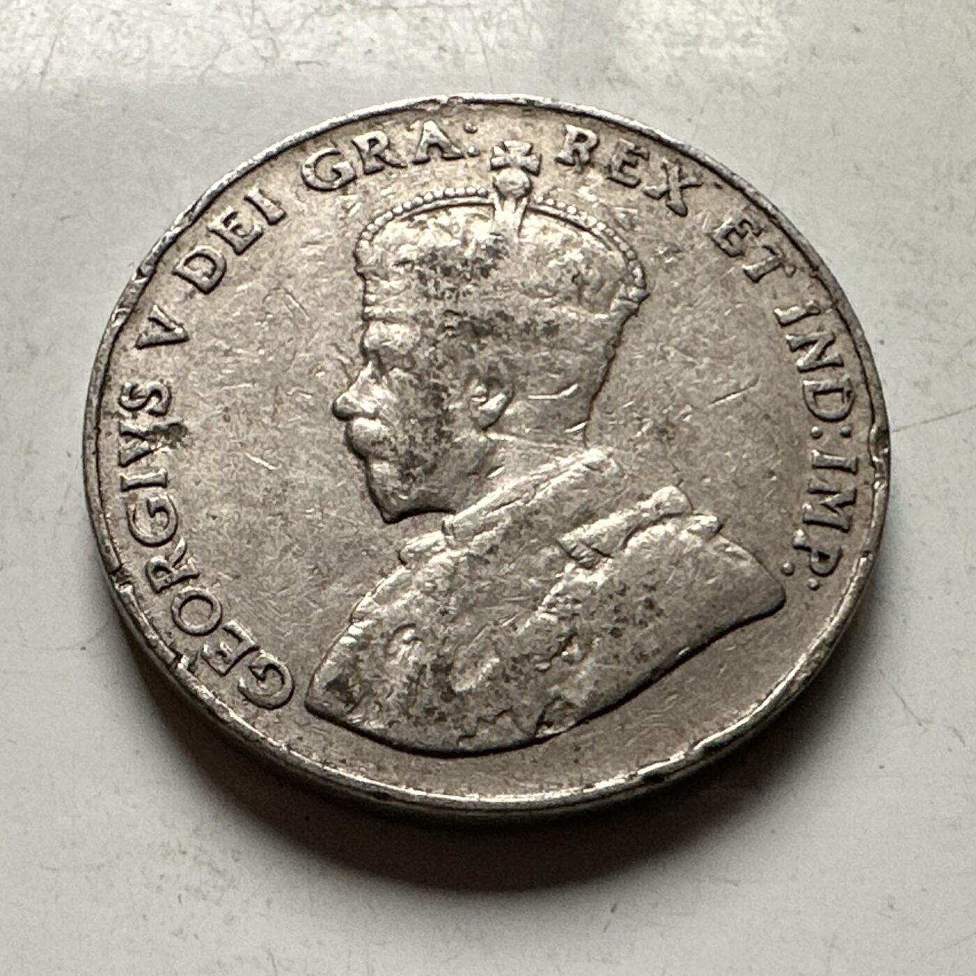 🌹外币初藏🌹🐯2026年第30场   每周二四六晚8️⃣点 接代拍 加拿大 1923年乔治五世 5分