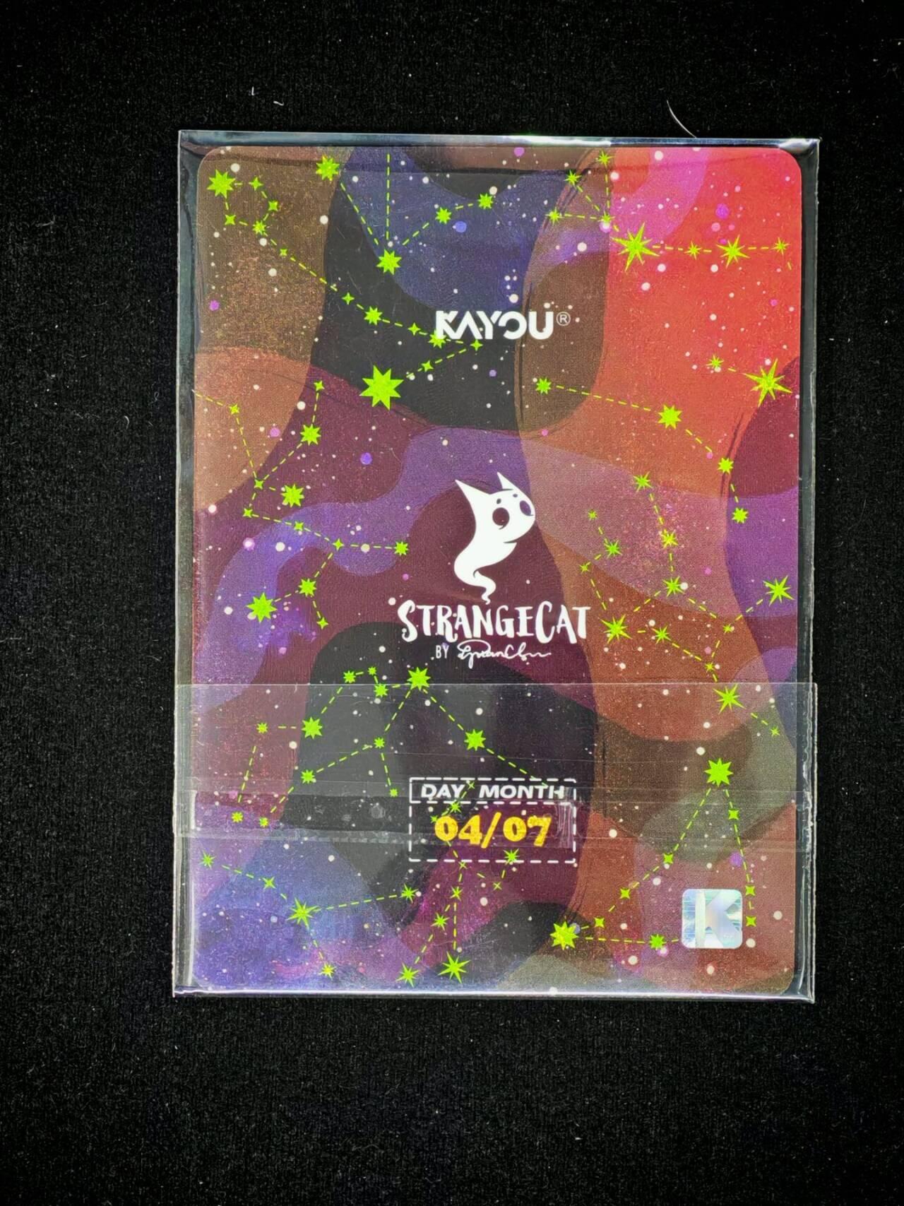 琦卡当当铺～第36期★★新年快乐~各种类型亲签A4都有~支持寄存★★~【9点40结束】扫码加群抽[包邮券]~ 卡游 怪异猫 星座卡 日期04/07 1张