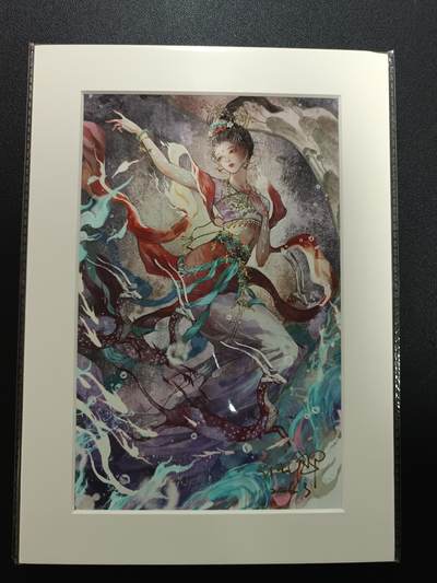 天玑星卡拍第179期《3.19周四截拍》持续收拍收评中 满赠卡需备注 - 【亲签卡】玉玉卿 亲签复制画 一张