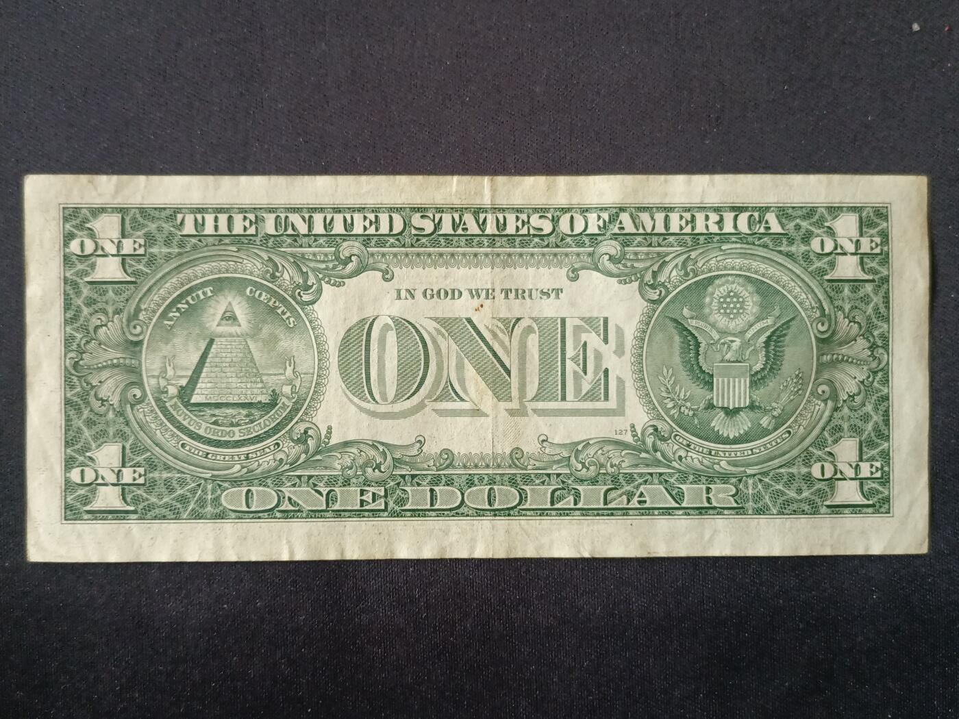 【游宝拍卖】丙午马年第14期 美国-1美元【SERIES-1999 流通品相】